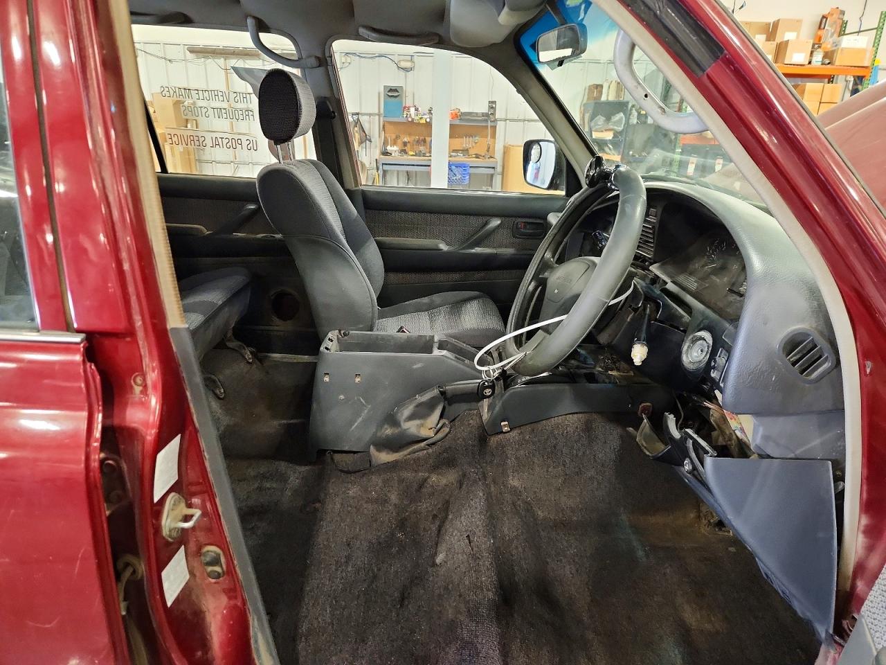 1993 Toyota Land Cruiser Maroon vin: JT711UJ8008004553