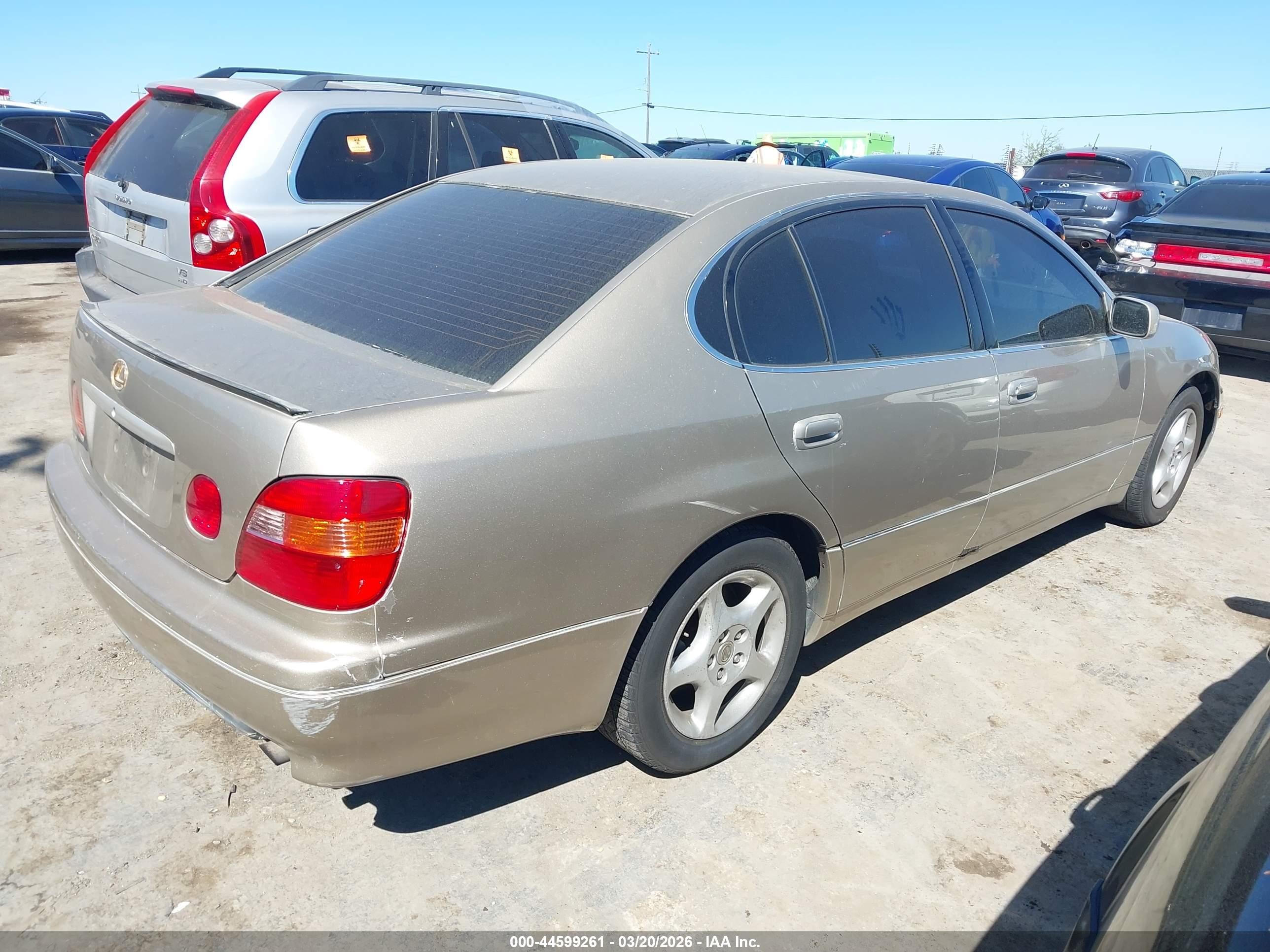 1998 Lexus Gs 300   Beige vin: JT8BD68S0W0037322