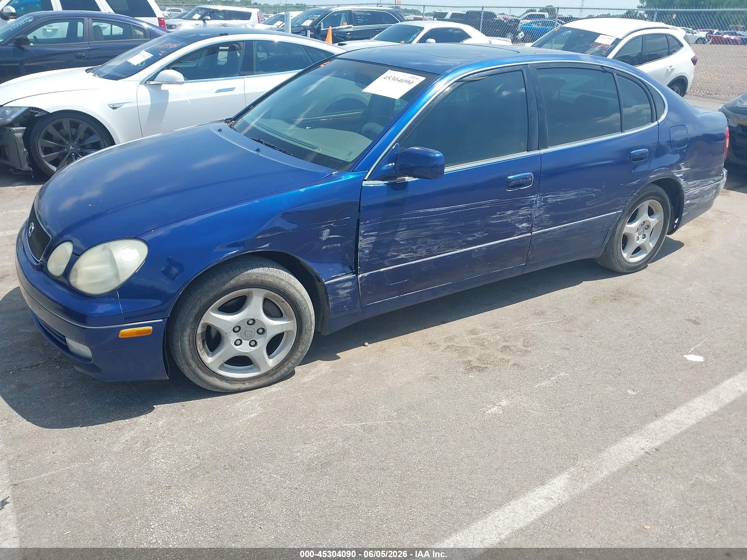 1998 Lexus Gs 300 Blue vin: JT8BD68S1W0003471