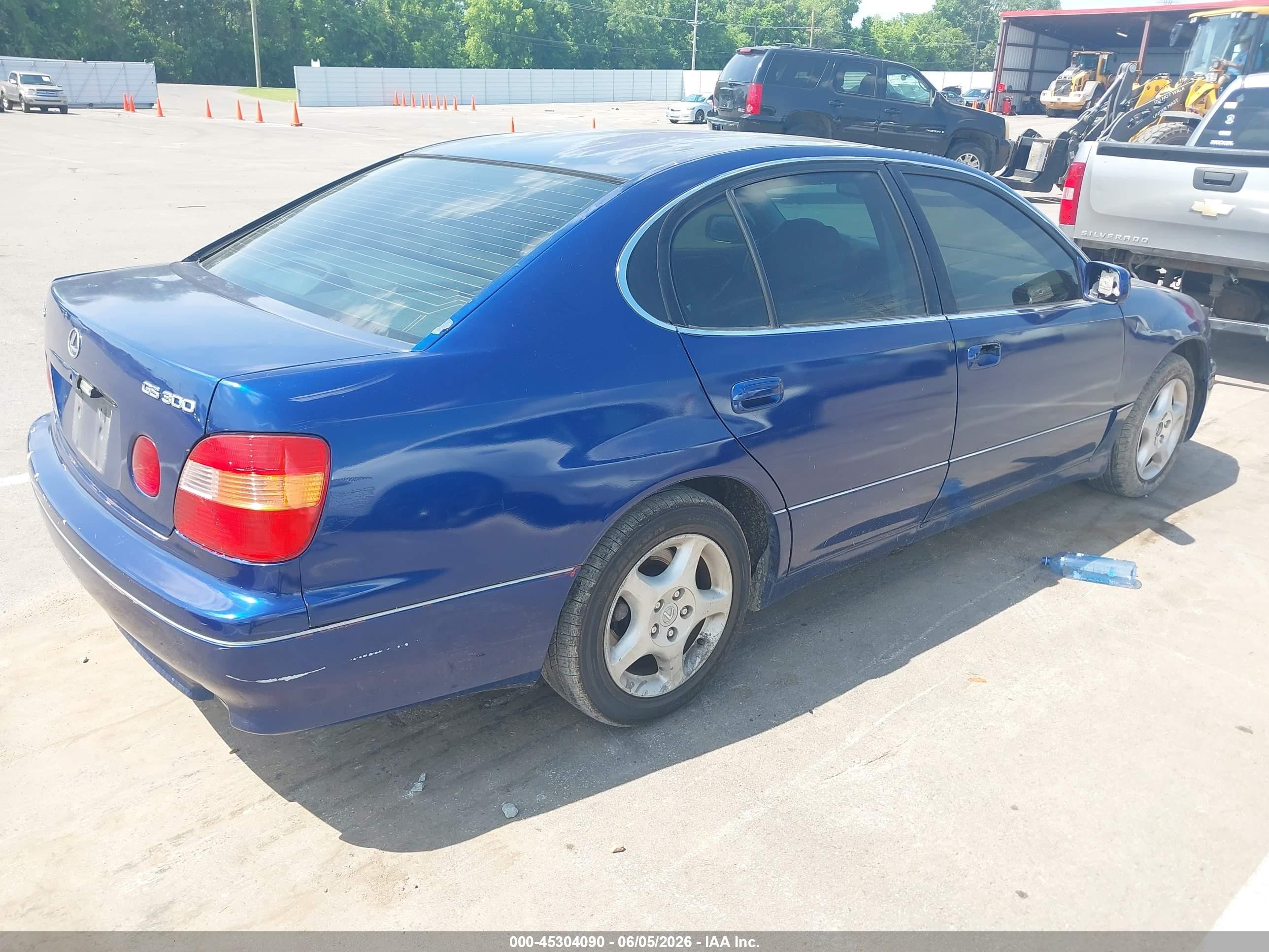 1998 Lexus Gs 300 Blue vin: JT8BD68S1W0003471