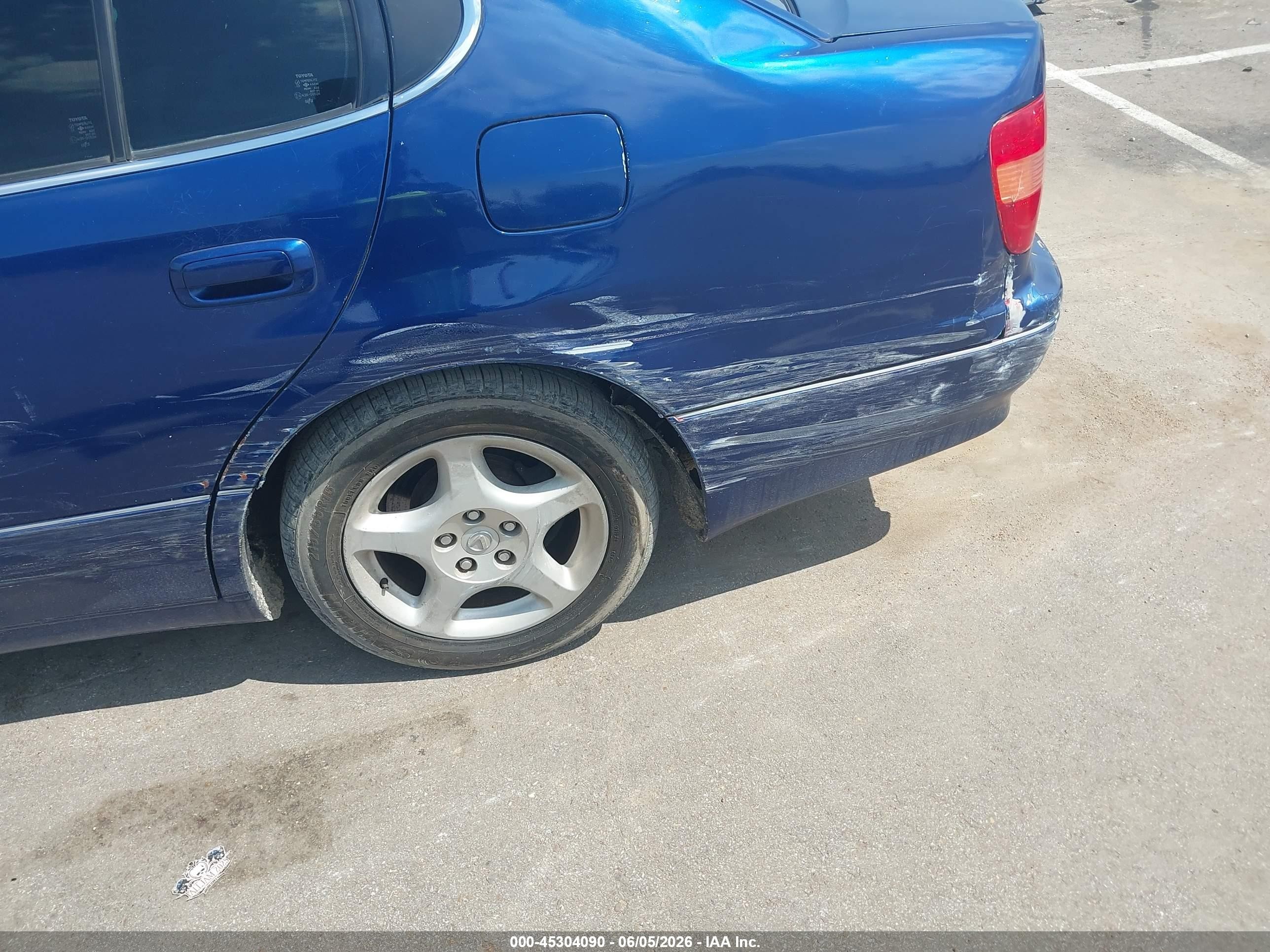 1998 Lexus Gs 300 Blue vin: JT8BD68S1W0003471