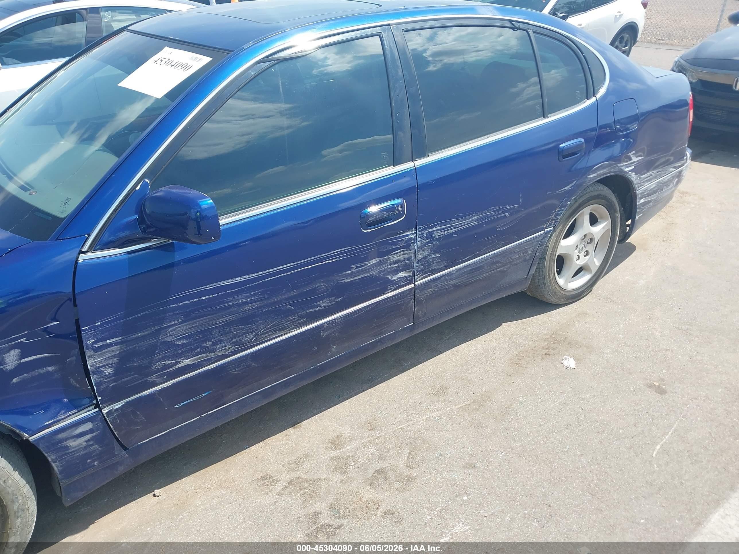 1998 Lexus Gs 300 Blue vin: JT8BD68S1W0003471