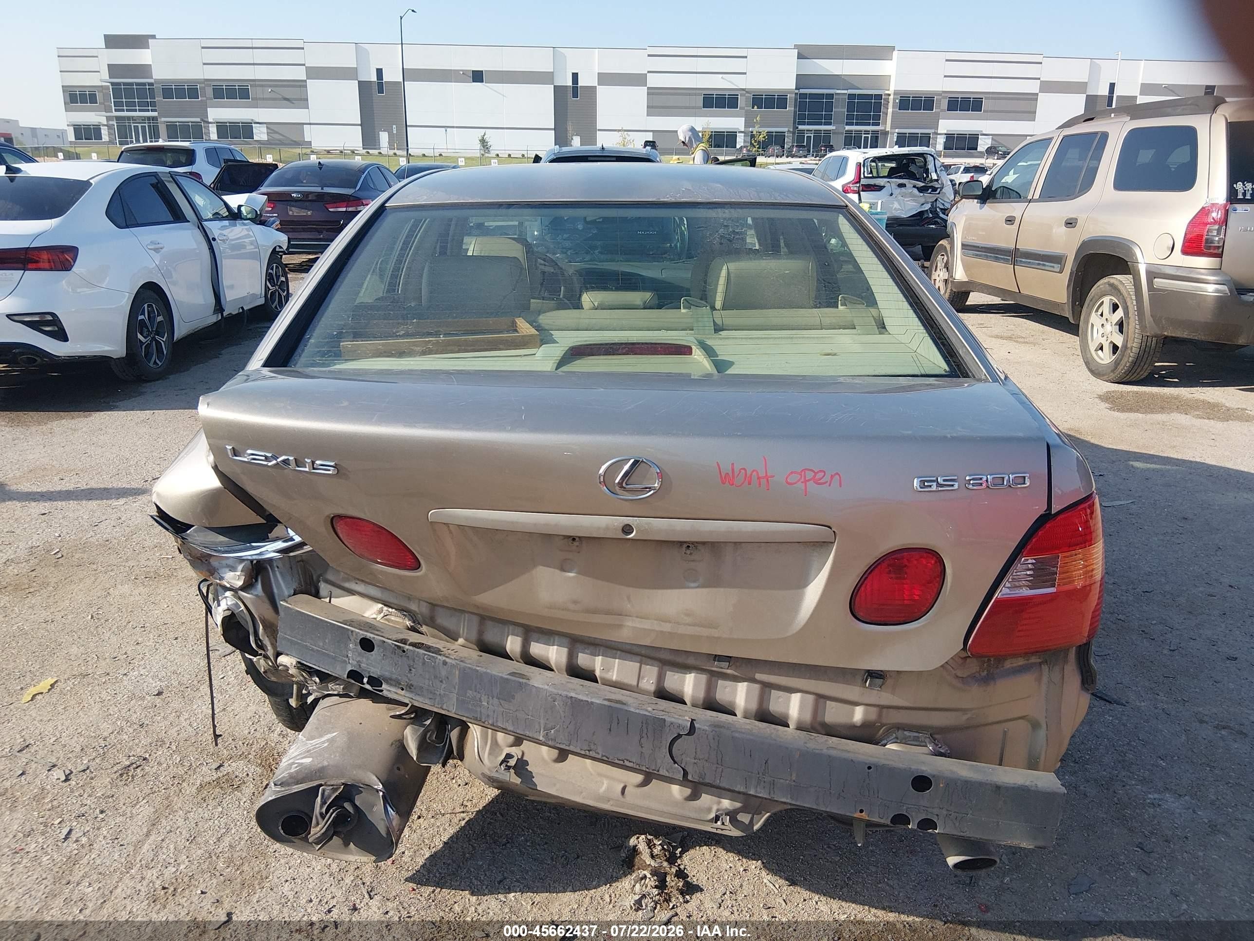 1999 Lexus Gs 300   Tan vin: JT8BD68S3X0057131