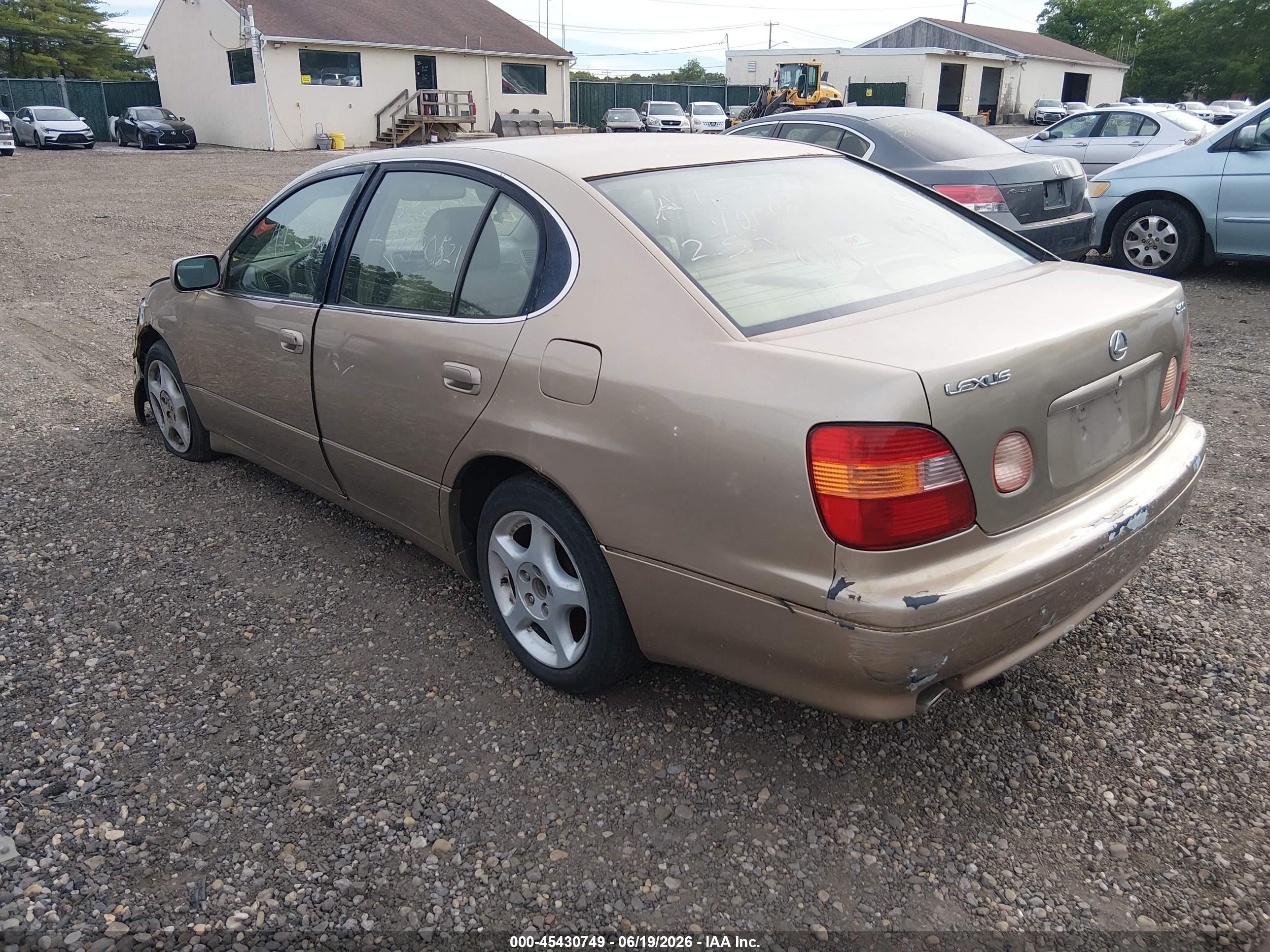 1999 Lexus Gs 300   Золотой vin: JT8BD68S3X0081235