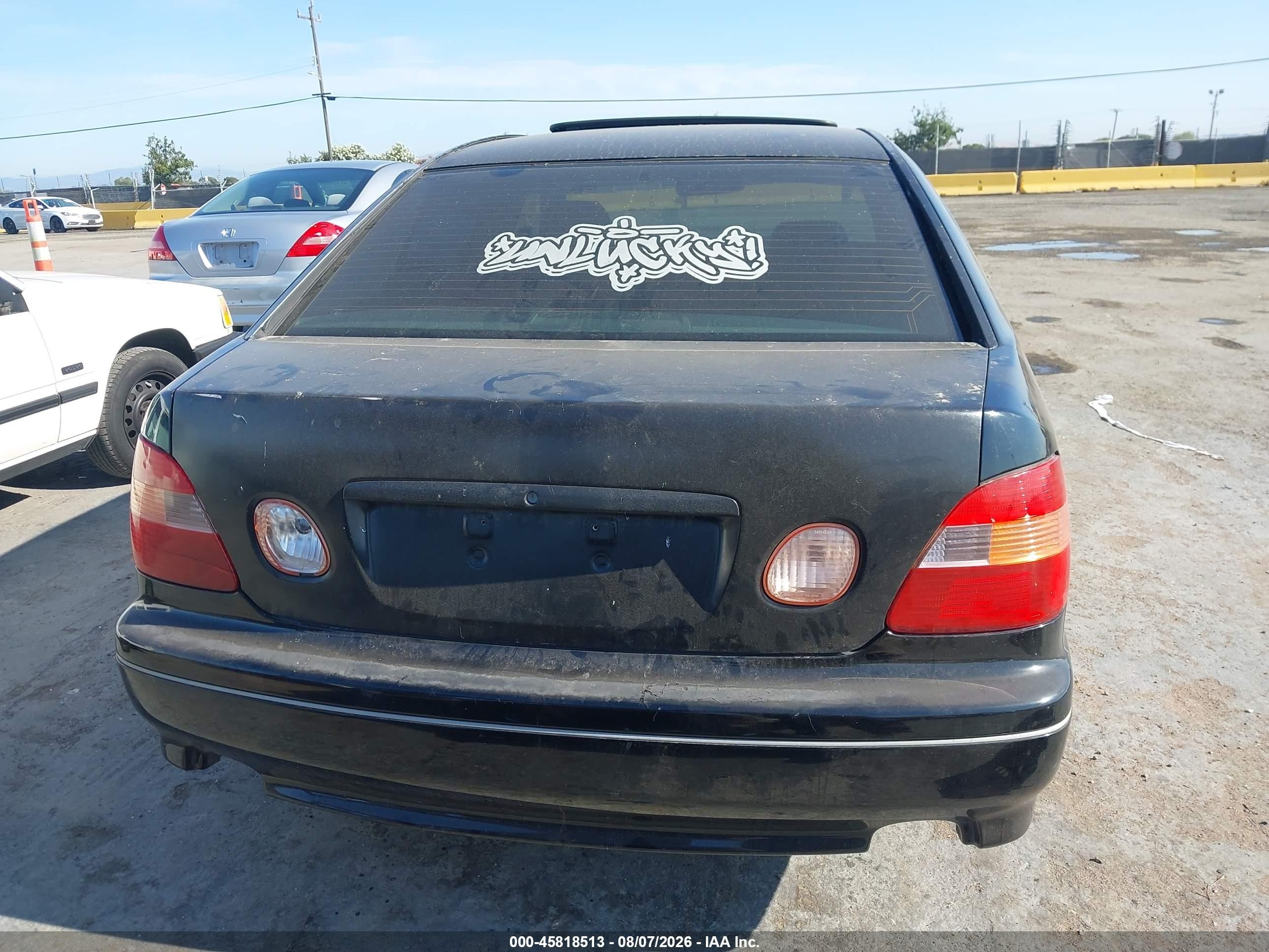 2000 Lexus Gs 300   Black vin: JT8BD68S5Y0103219