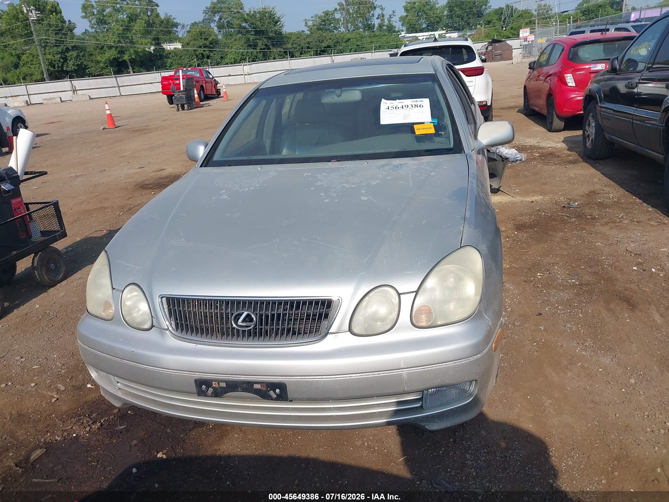 2000 Lexus Gs 300   Серебряный vin: JT8BD68S6Y0085569