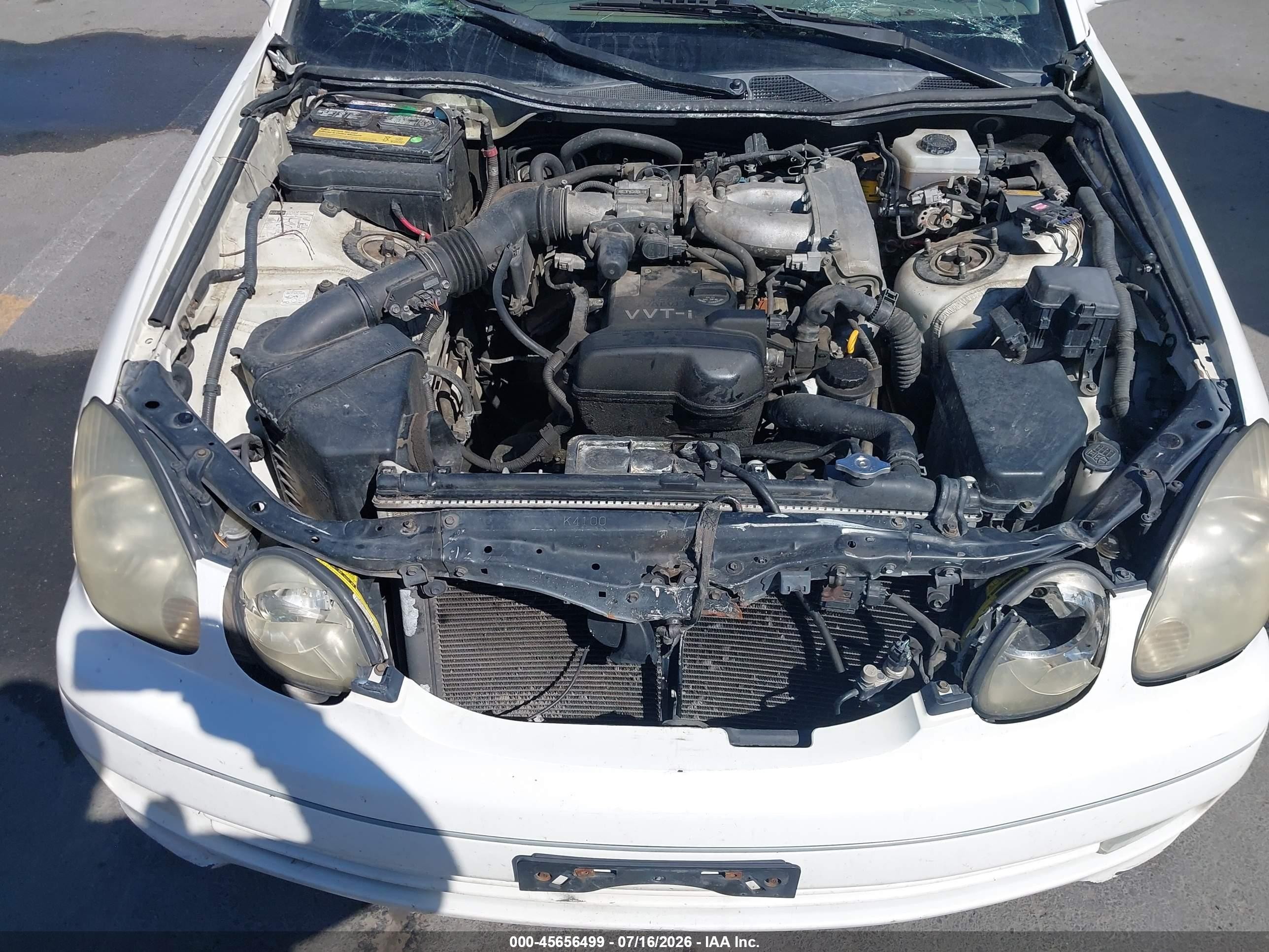 2000 Lexus Gs 300   White vin: JT8BD68S6Y0095714