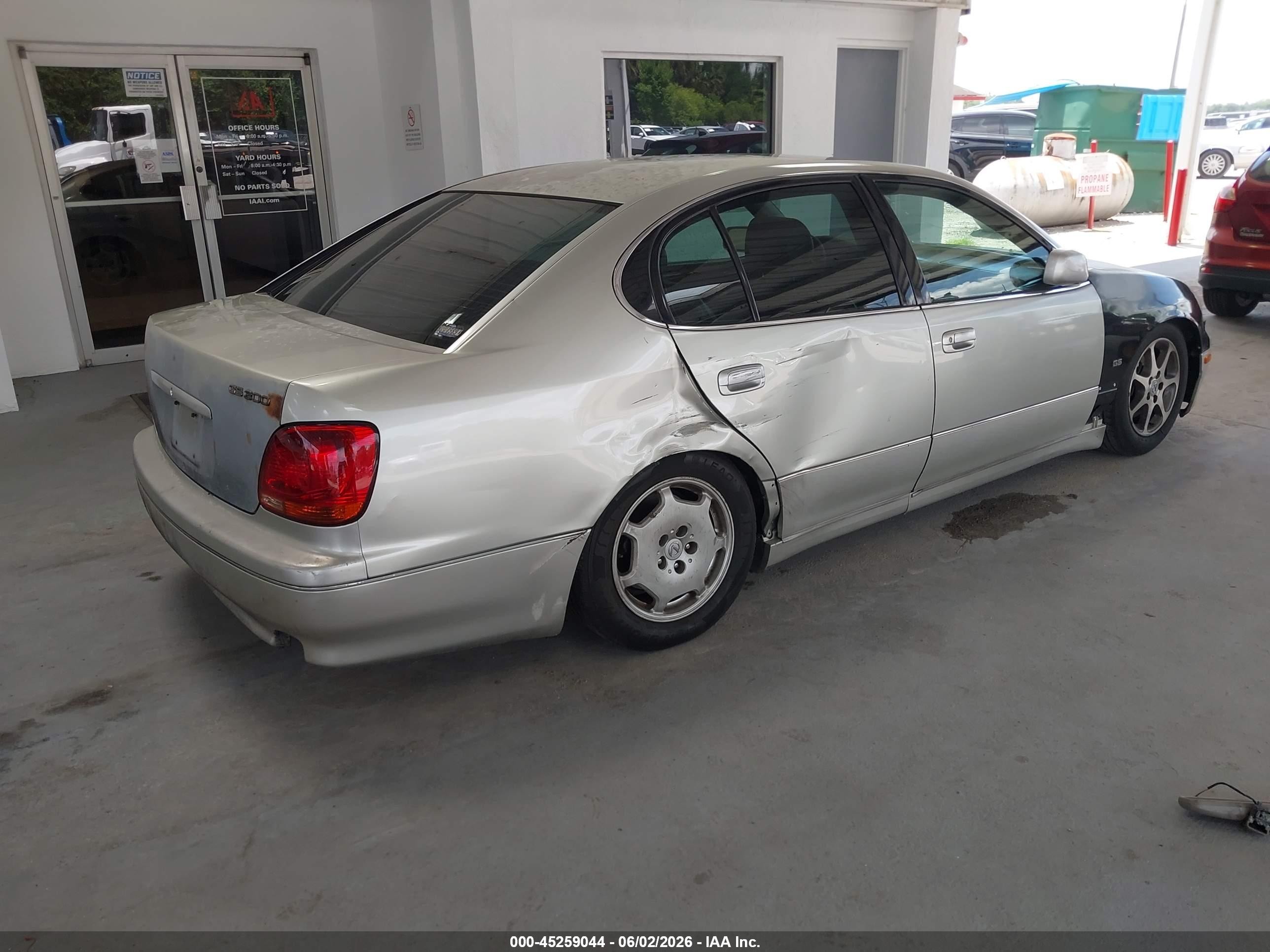 2000 Lexus Gs 300   Silver vin: JT8BD68S6Y0114424