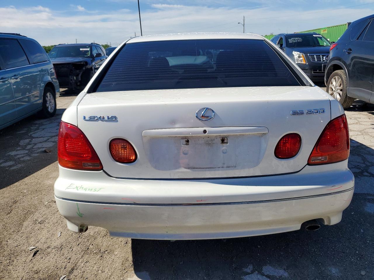 1999 Lexus Gs 300 White vin: JT8BD68S7X0048755