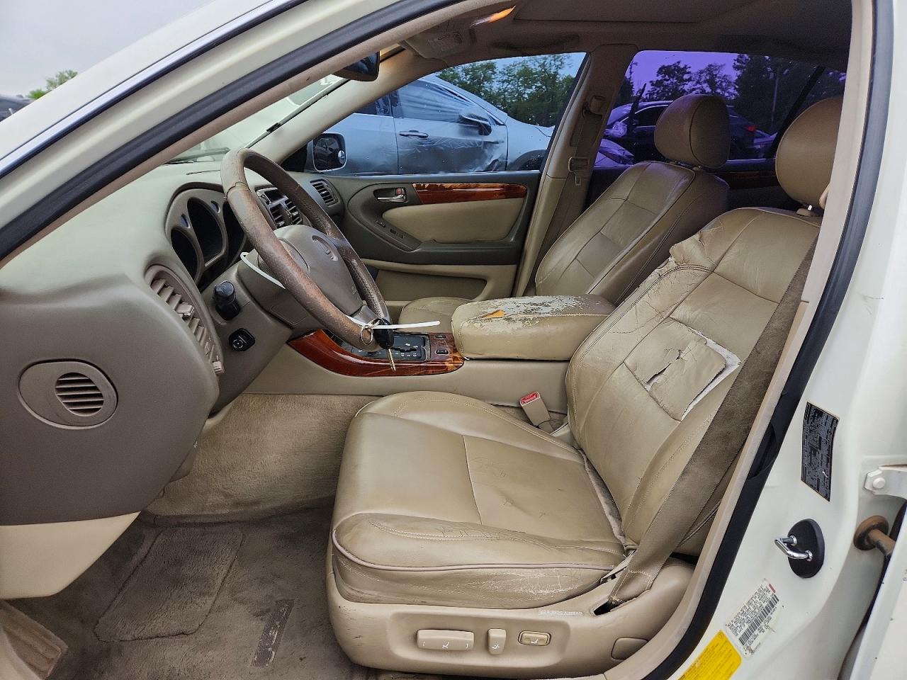 1998 Lexus Gs 300 Base White vin: JT8BD68S8W0005430