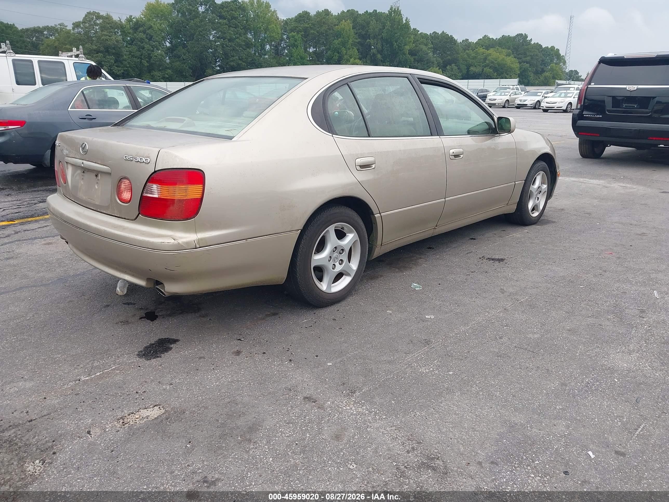 1999 Lexus Gs 300 Gold vin: JT8BD68S8X0054872