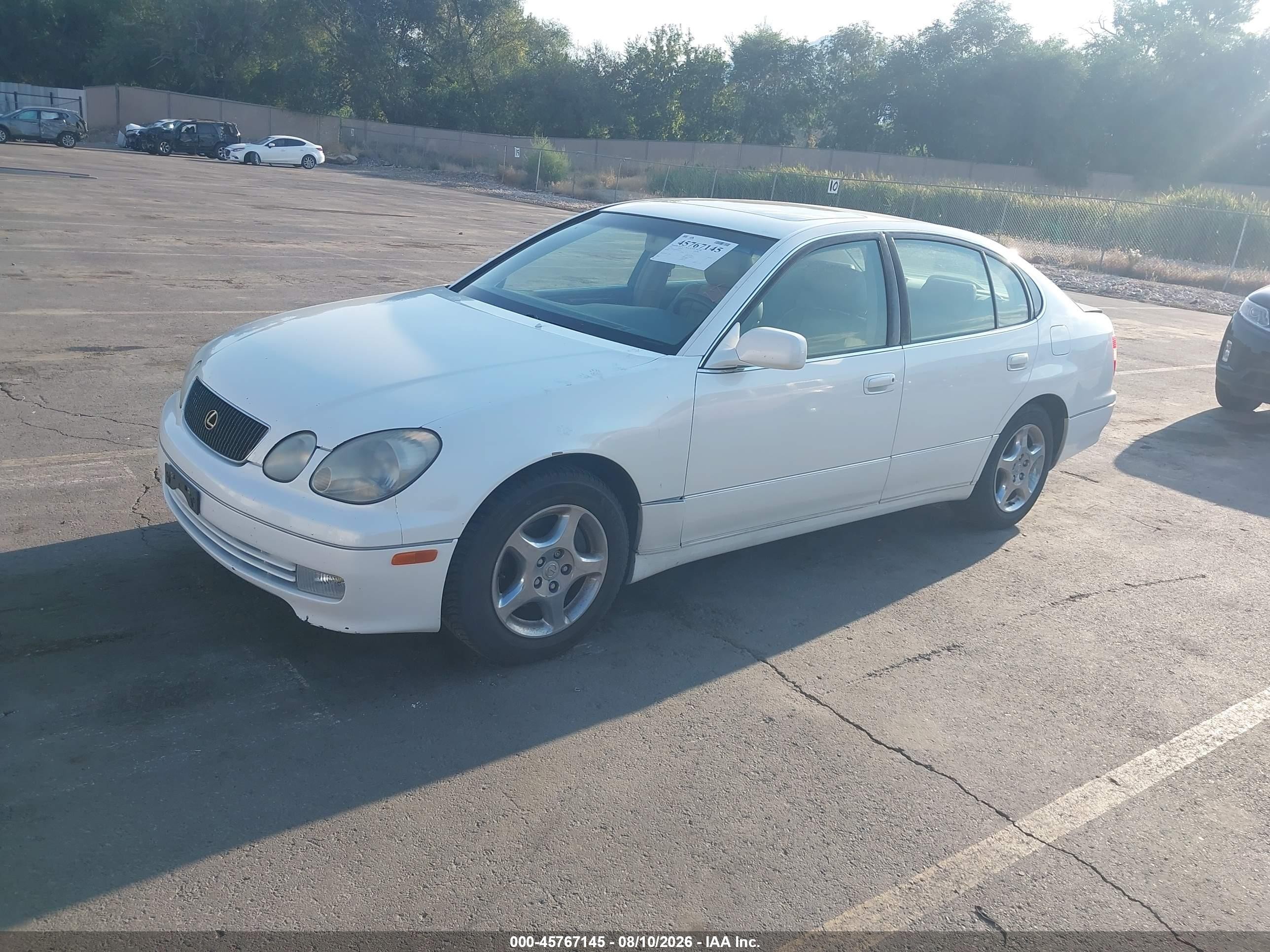 1999 Lexus Gs 300   Белый vin: JT8BD68S9X0072135