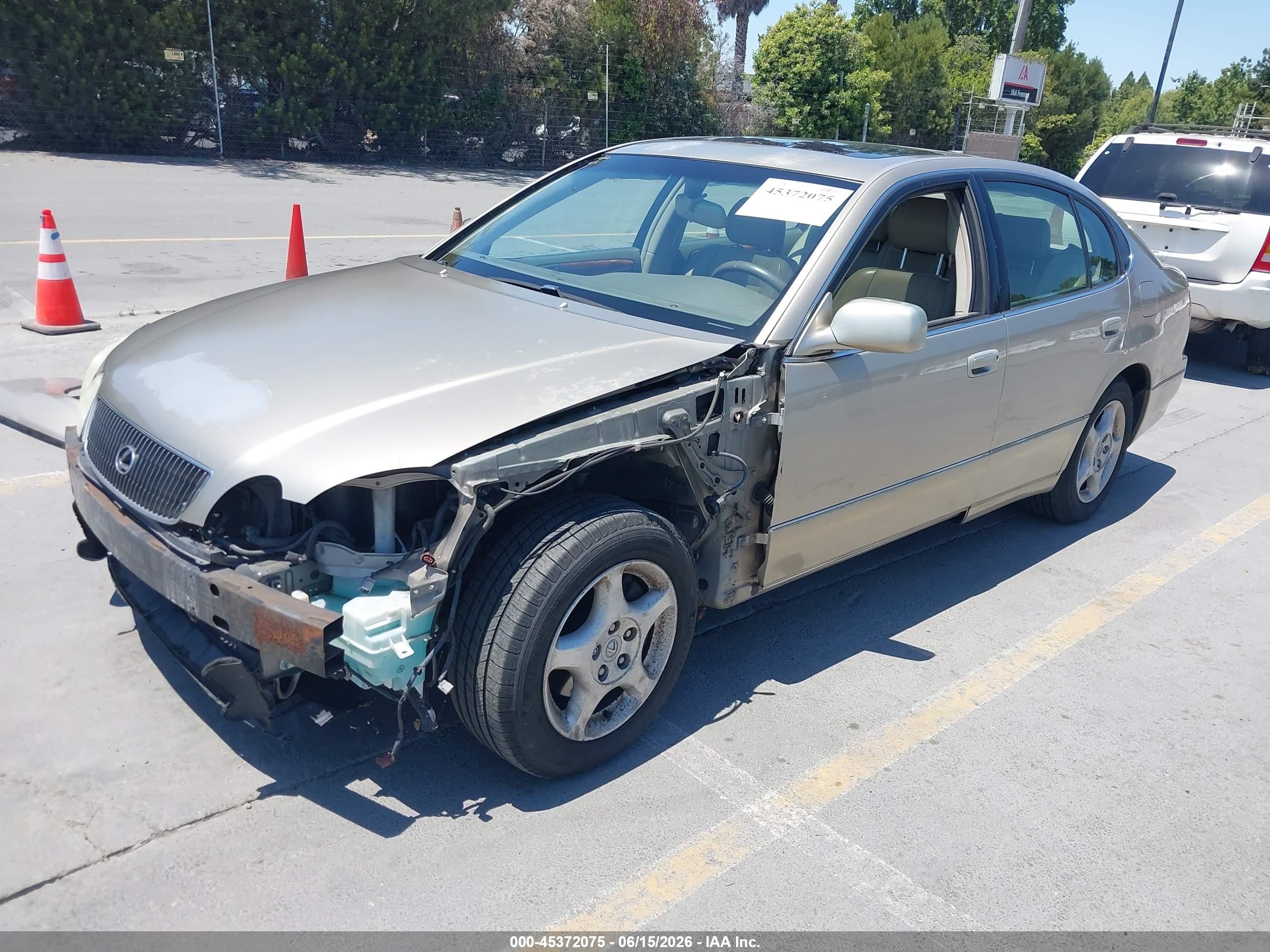 2000 Lexus Gs 300 Beige vin: JT8BD68S9Y0092001