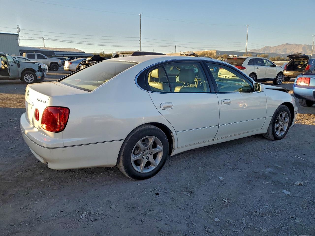 2001 Lexus Gs 300 White vin: JT8BD69S010121566