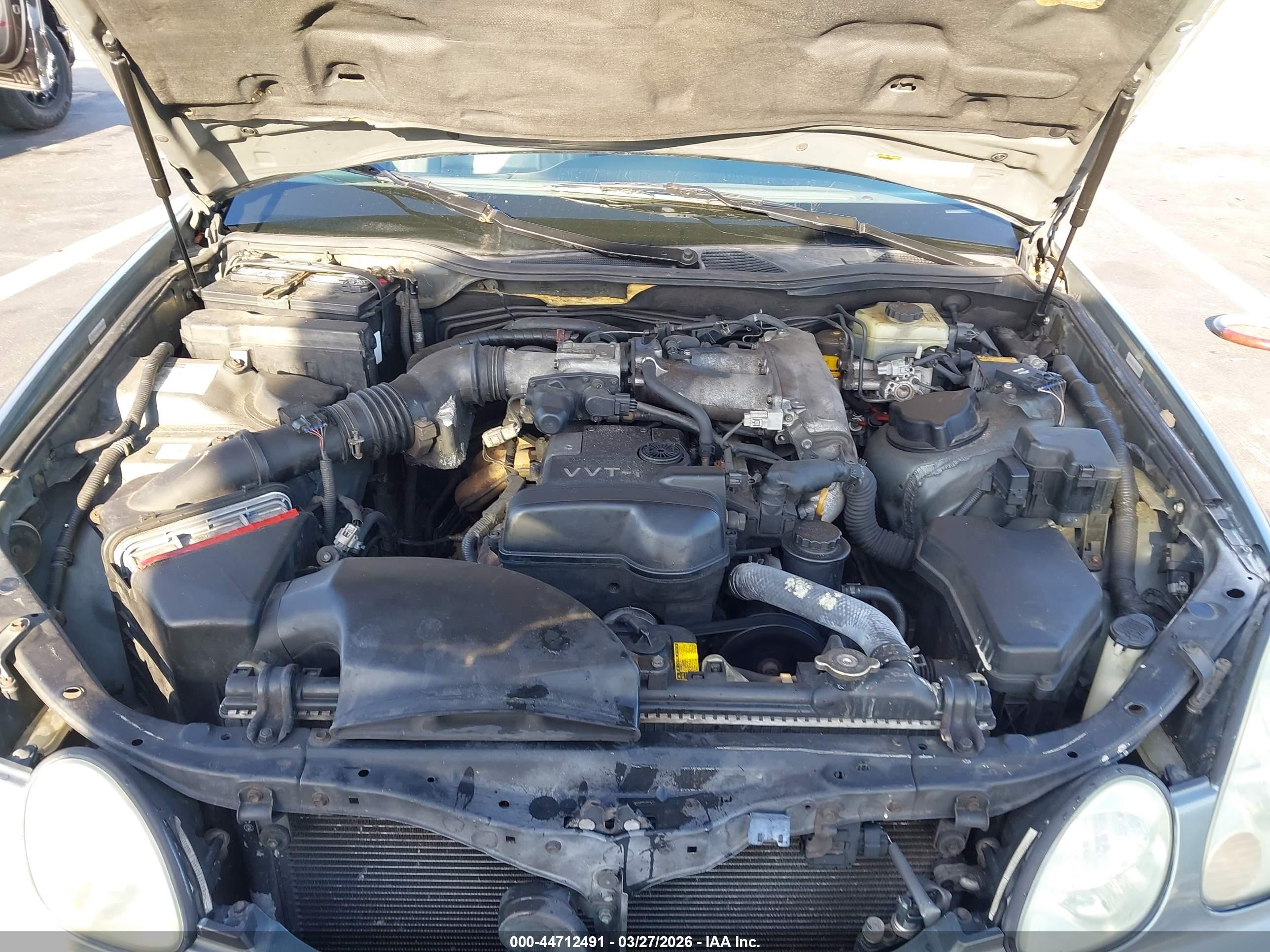 2002 Lexus Gs 300   Серебряный vin: JT8BD69S020160823