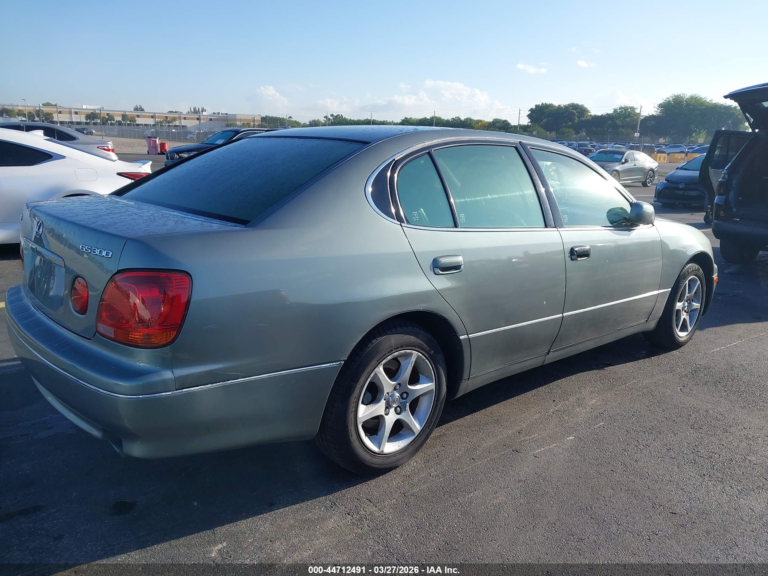 2002 Lexus Gs 300   Серебряный vin: JT8BD69S020160823
