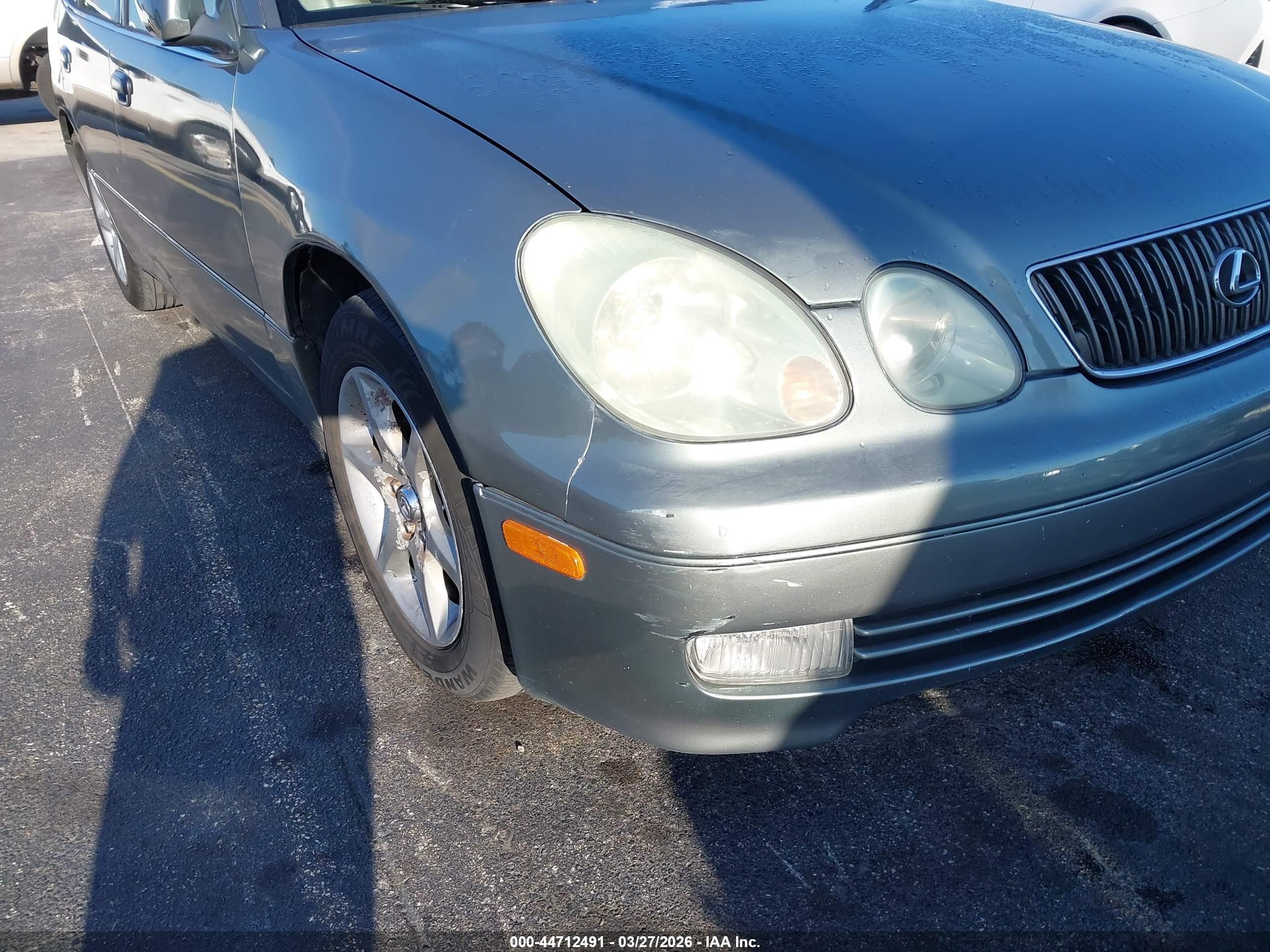 2002 Lexus Gs 300   Серебряный vin: JT8BD69S020160823