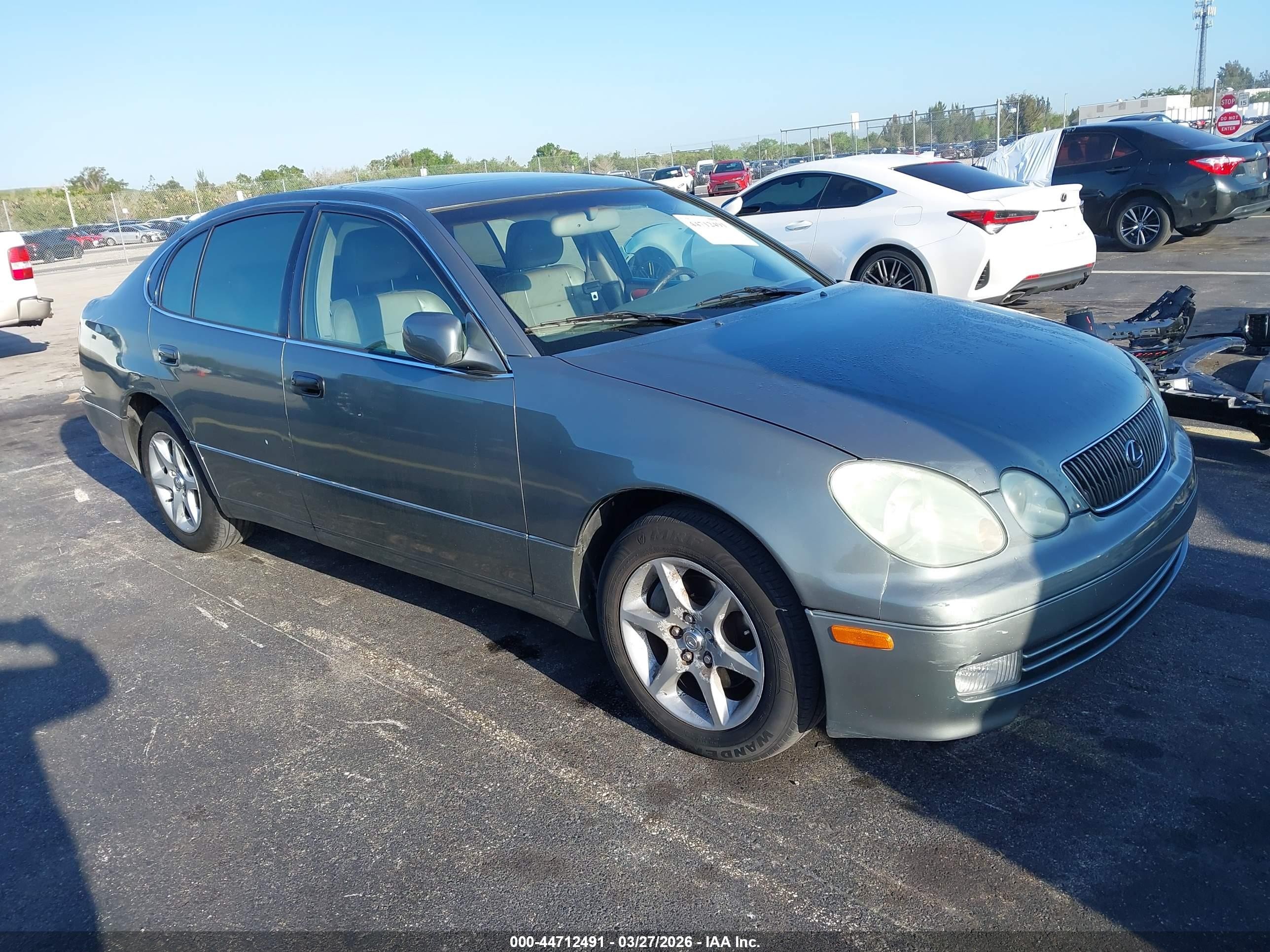 2002 Lexus Gs 300   Серебряный vin: JT8BD69S020160823