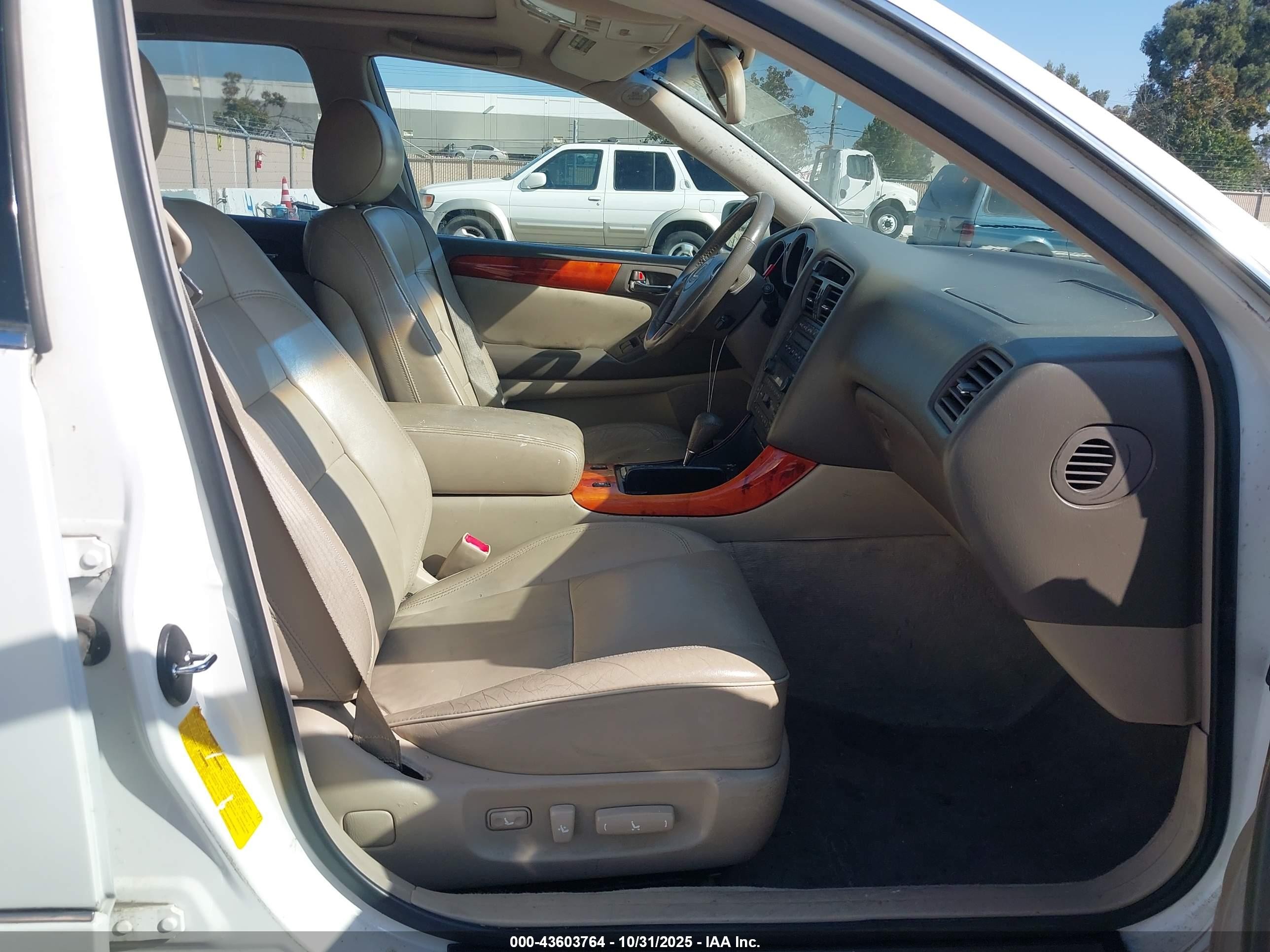2002 Lexus Gs 300   Белый vin: JT8BD69S020162670
