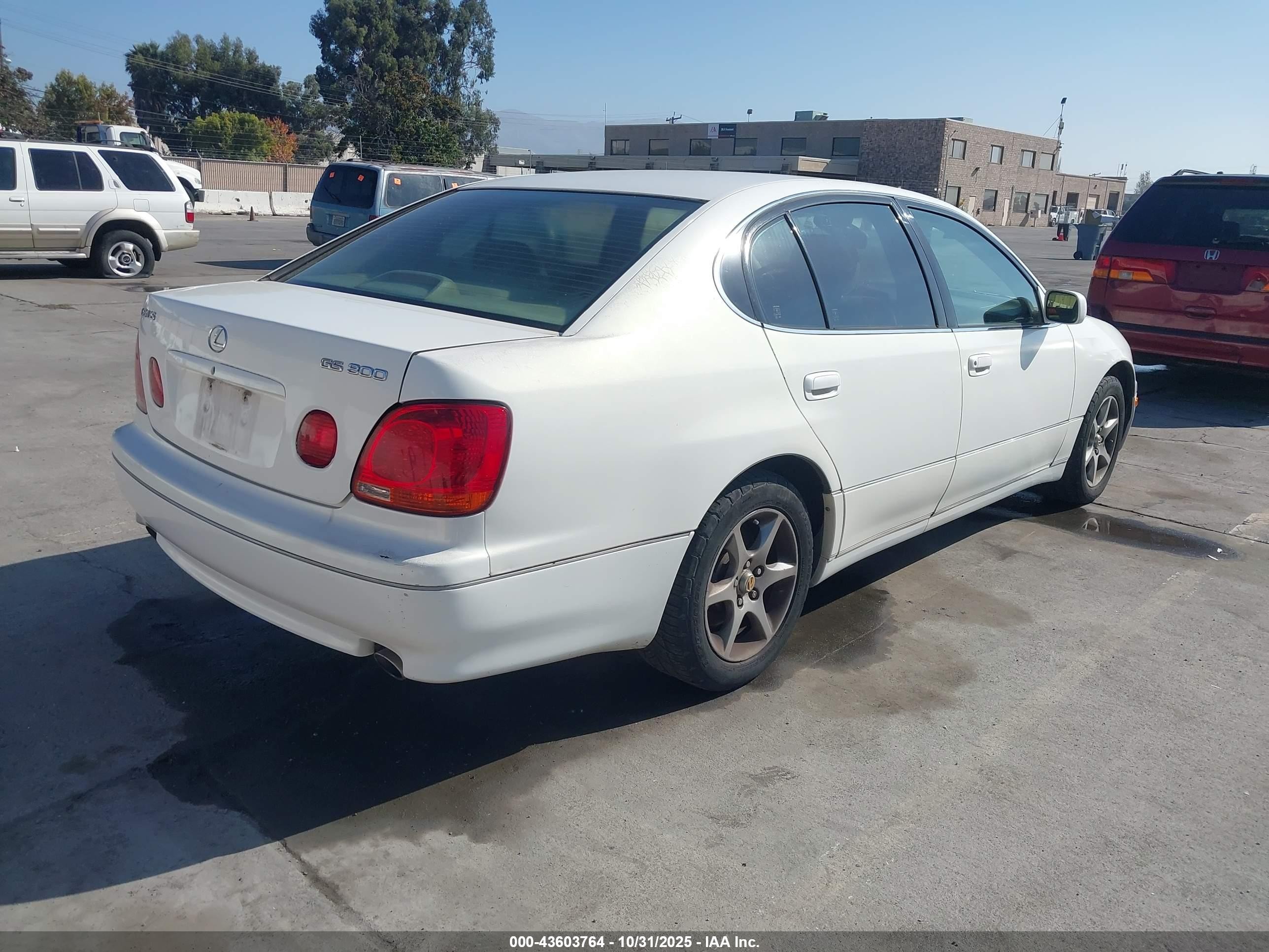 2002 Lexus Gs 300   Белый vin: JT8BD69S020162670