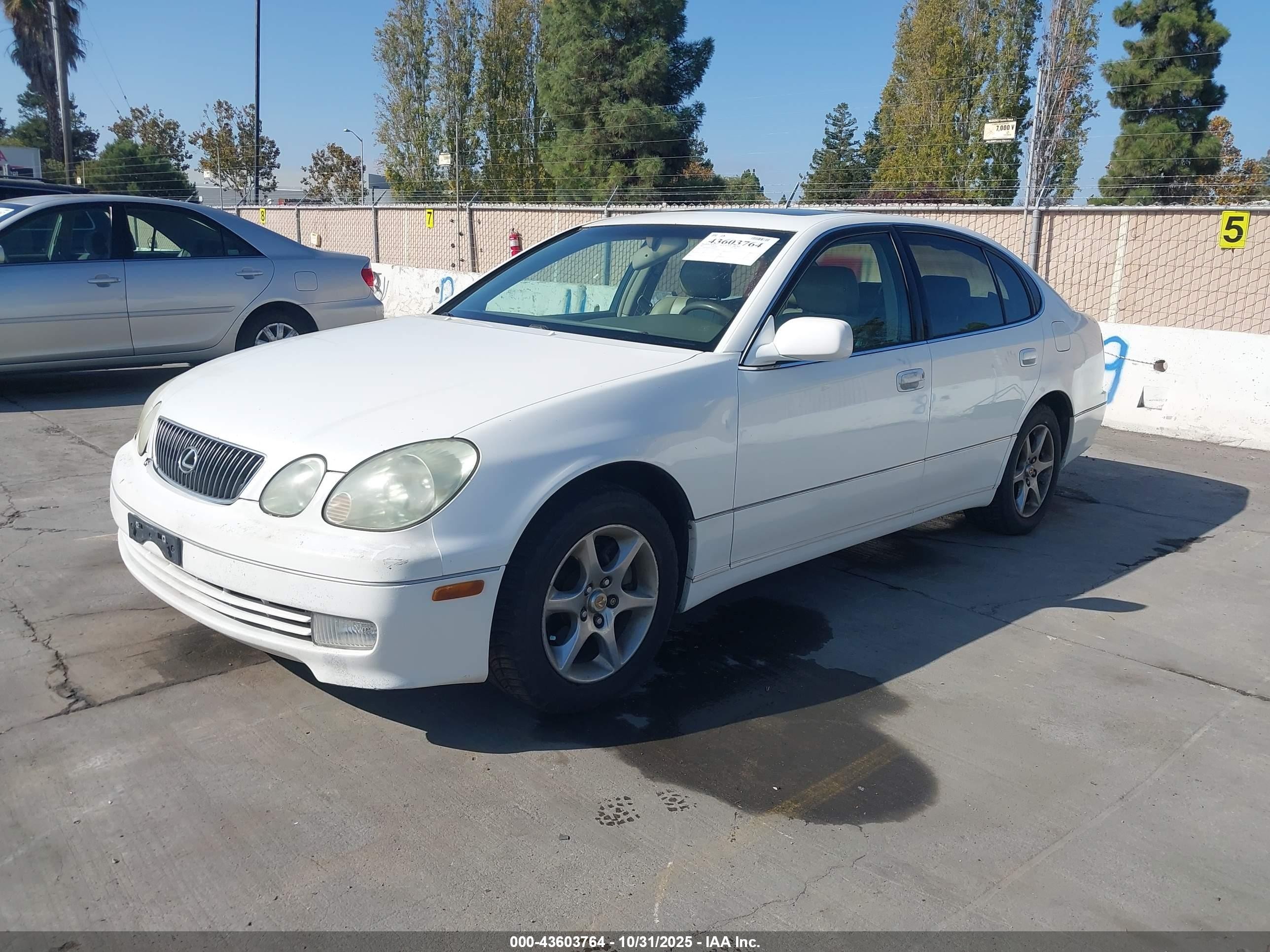 2002 Lexus Gs 300   Белый vin: JT8BD69S020162670