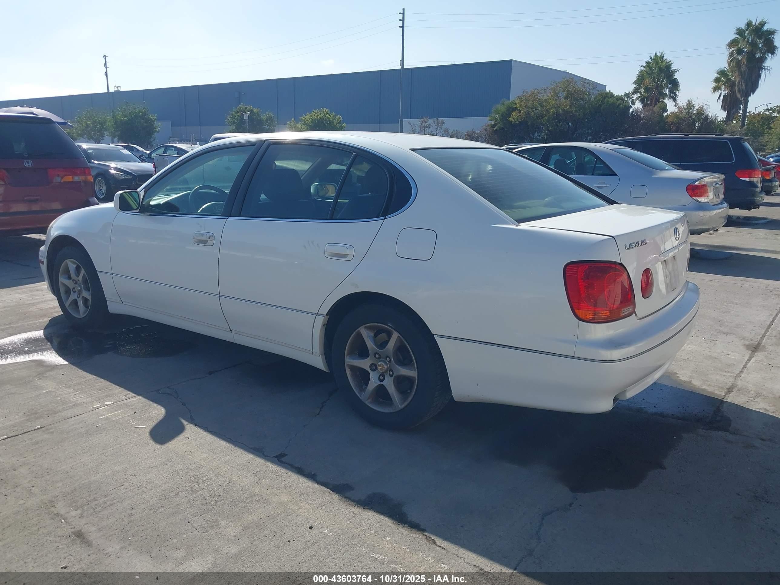 2002 Lexus Gs 300   Белый vin: JT8BD69S020162670