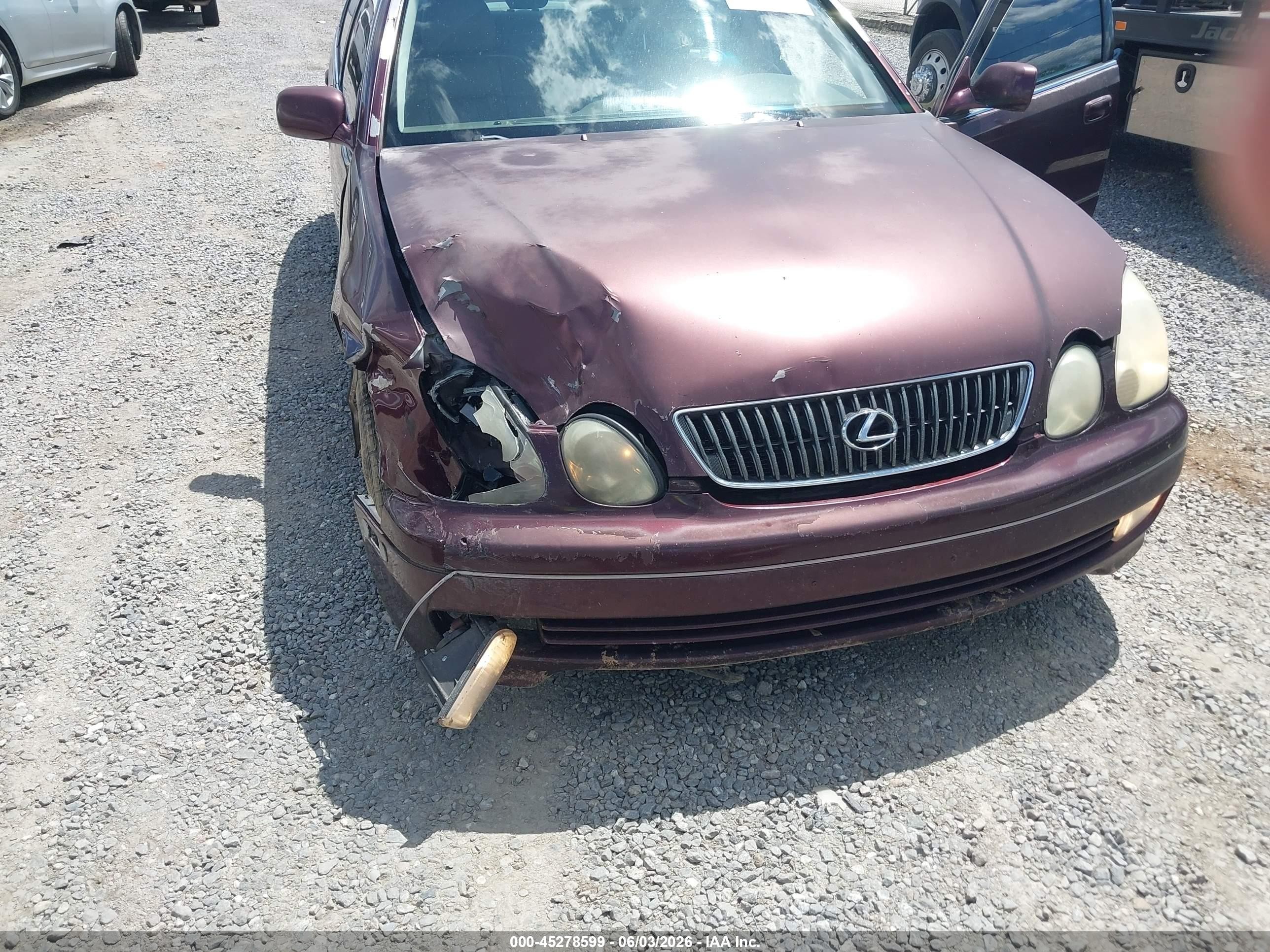 2003 Lexus Gs 300   Burgundy vin: JT8BD69S030179390
