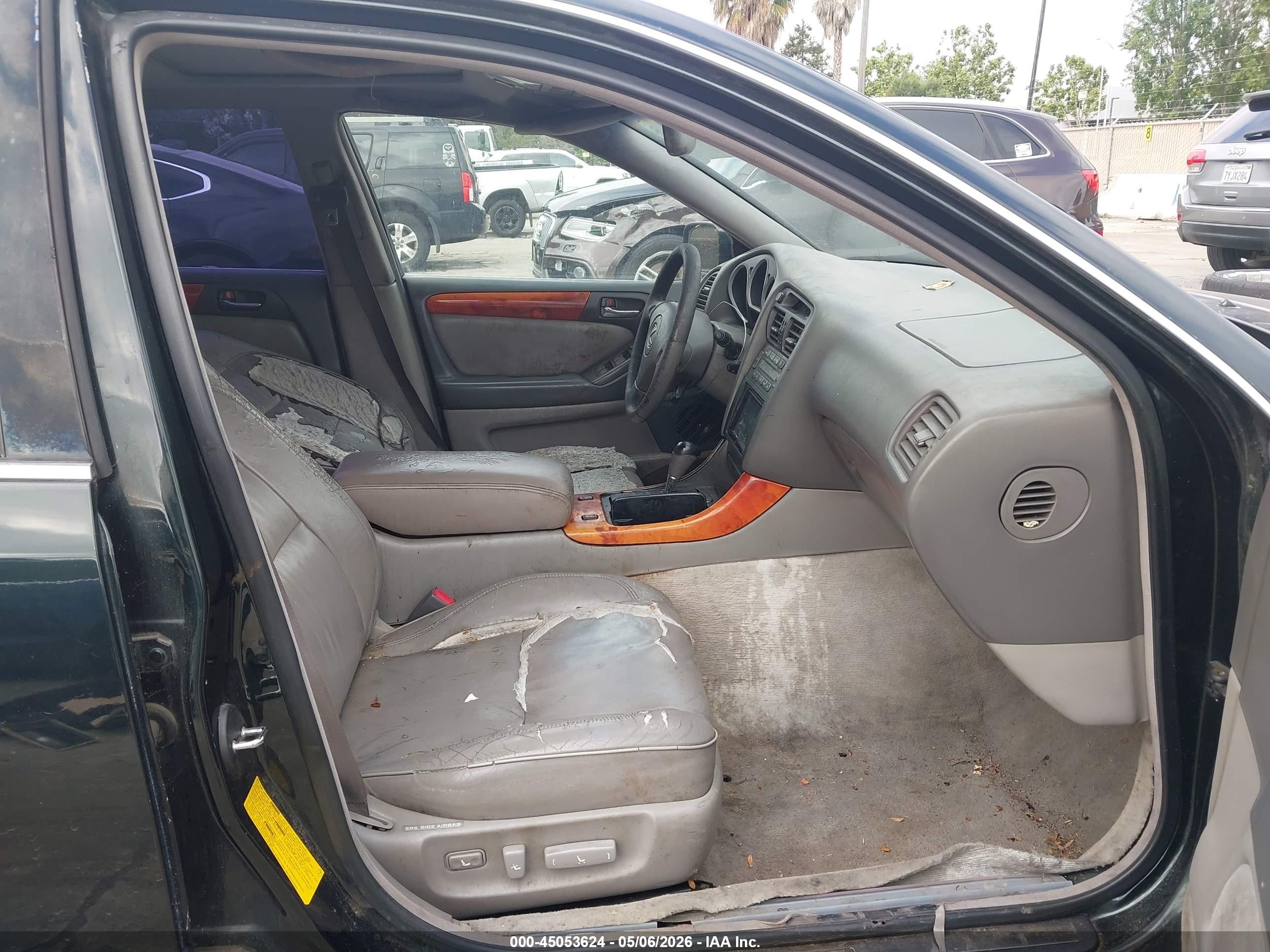 2001 Lexus Gs 300   Черный vin: JT8BD69S110118708