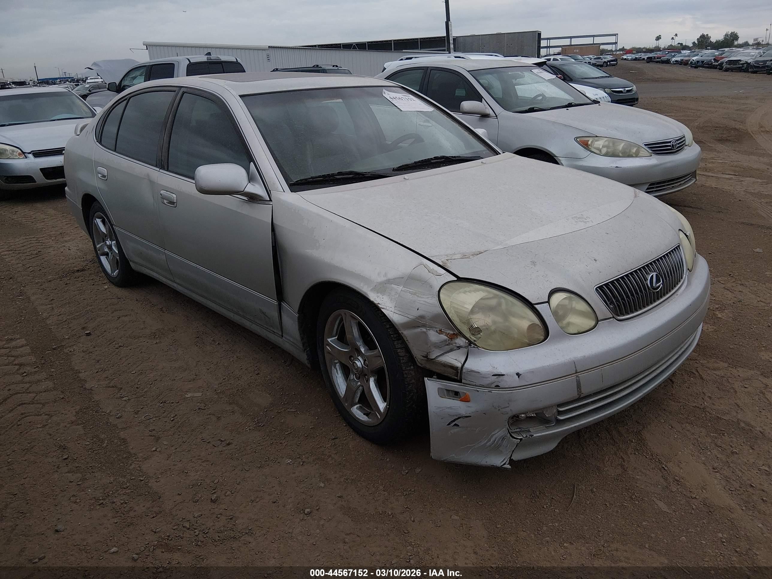 2002 Lexus Gs 300   Silver vin: JT8BD69S120151953
