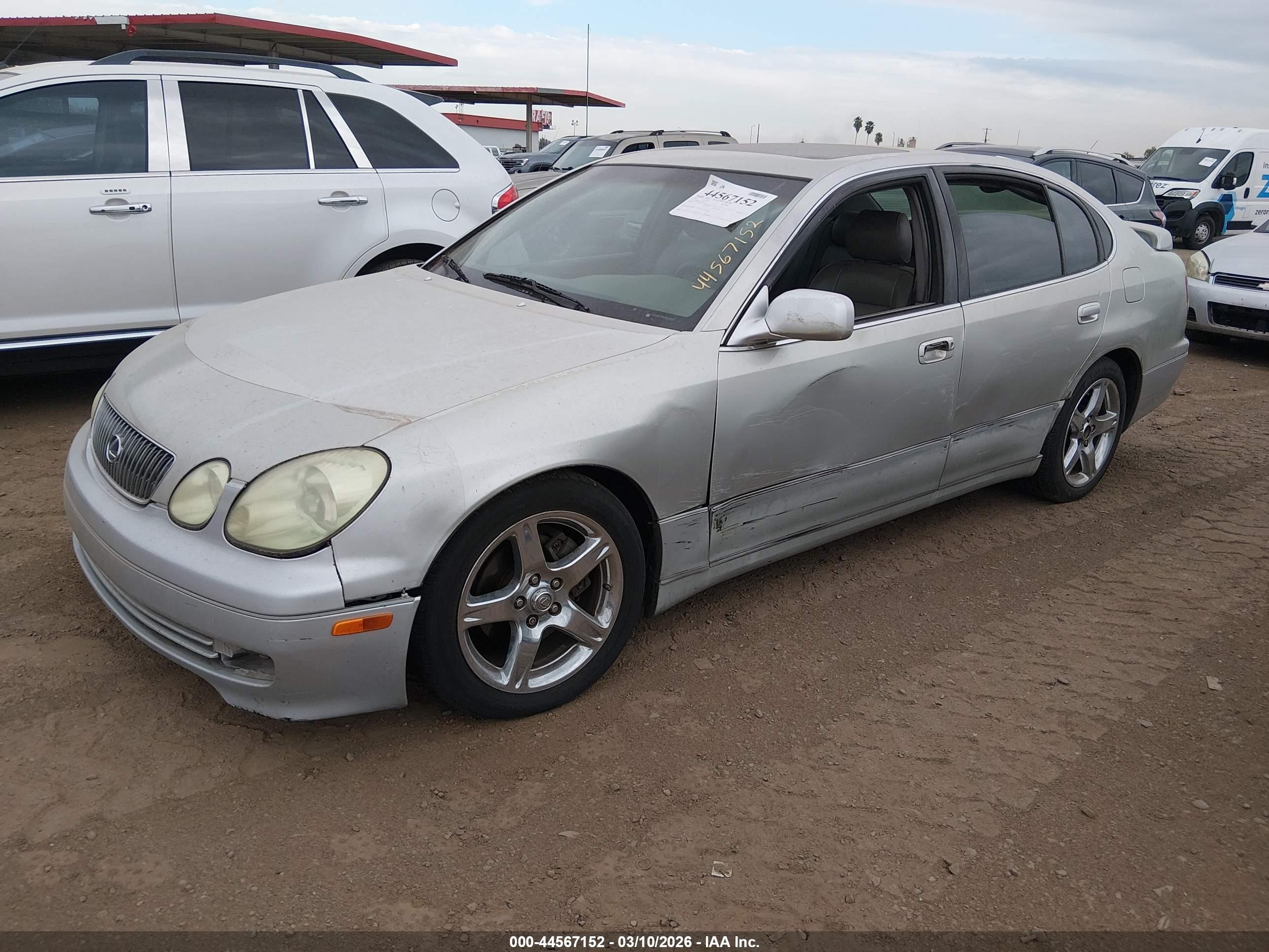 2002 Lexus Gs 300   Silver vin: JT8BD69S120151953