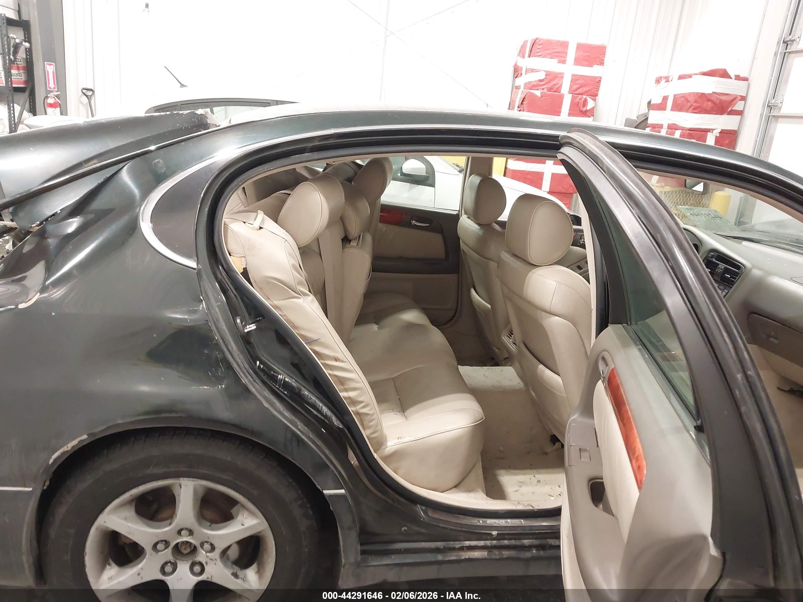 2002 Lexus Gs 300   Black vin: JT8BD69S120155095