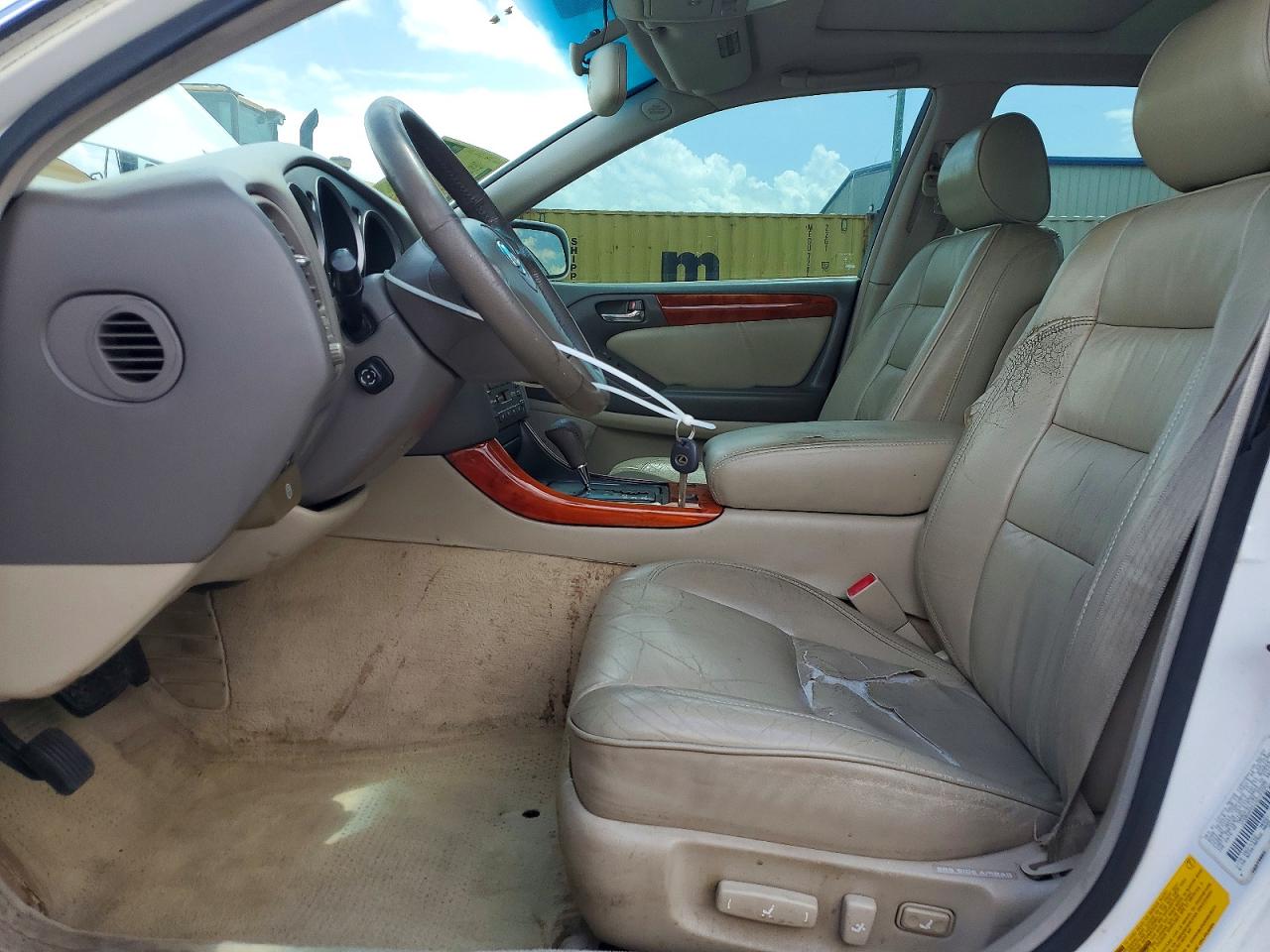 2002 Lexus Gs 300 White vin: JT8BD69S120163567