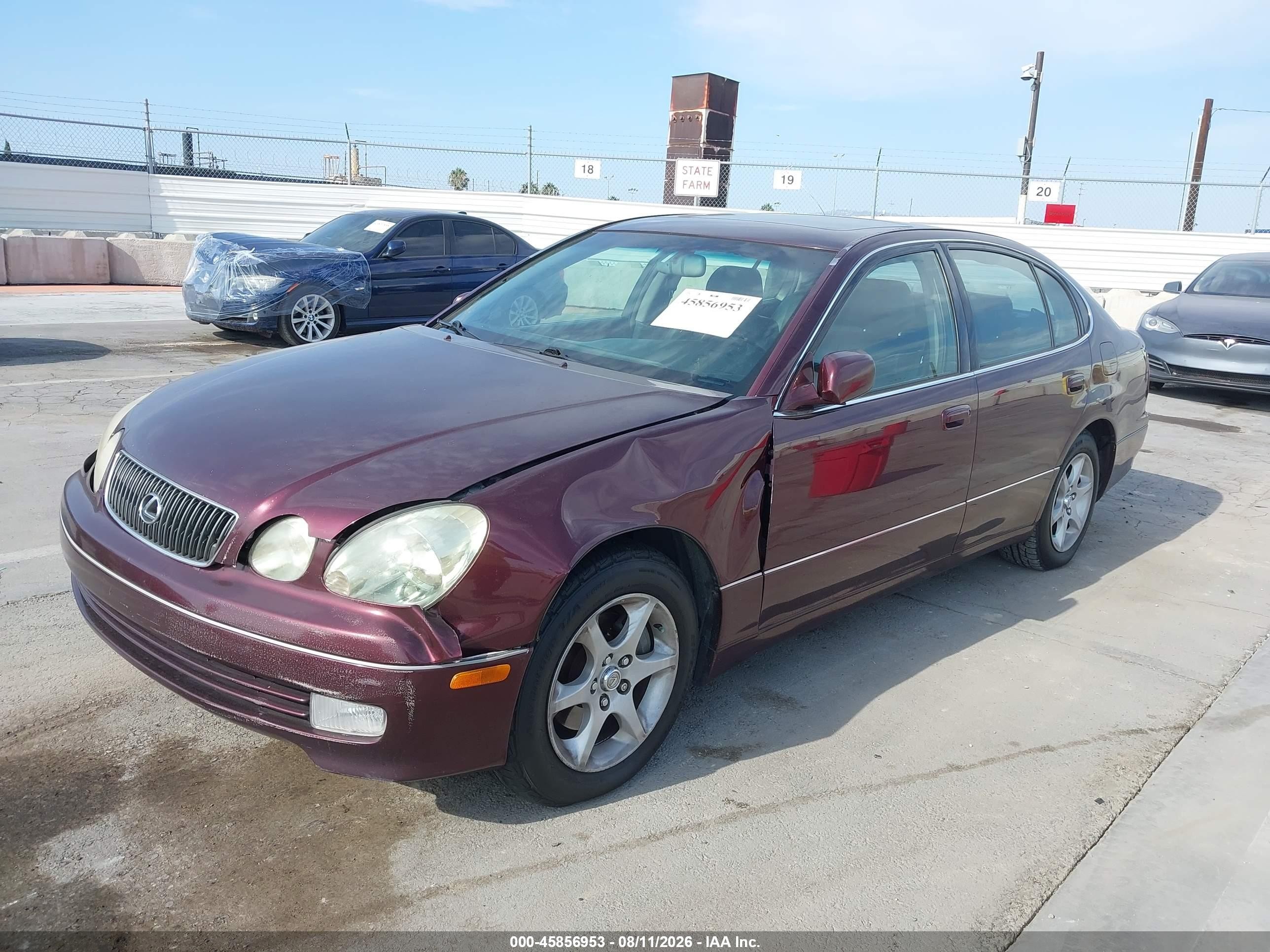 2002 Lexus Gs 300   Бордовый vin: JT8BD69S120164685