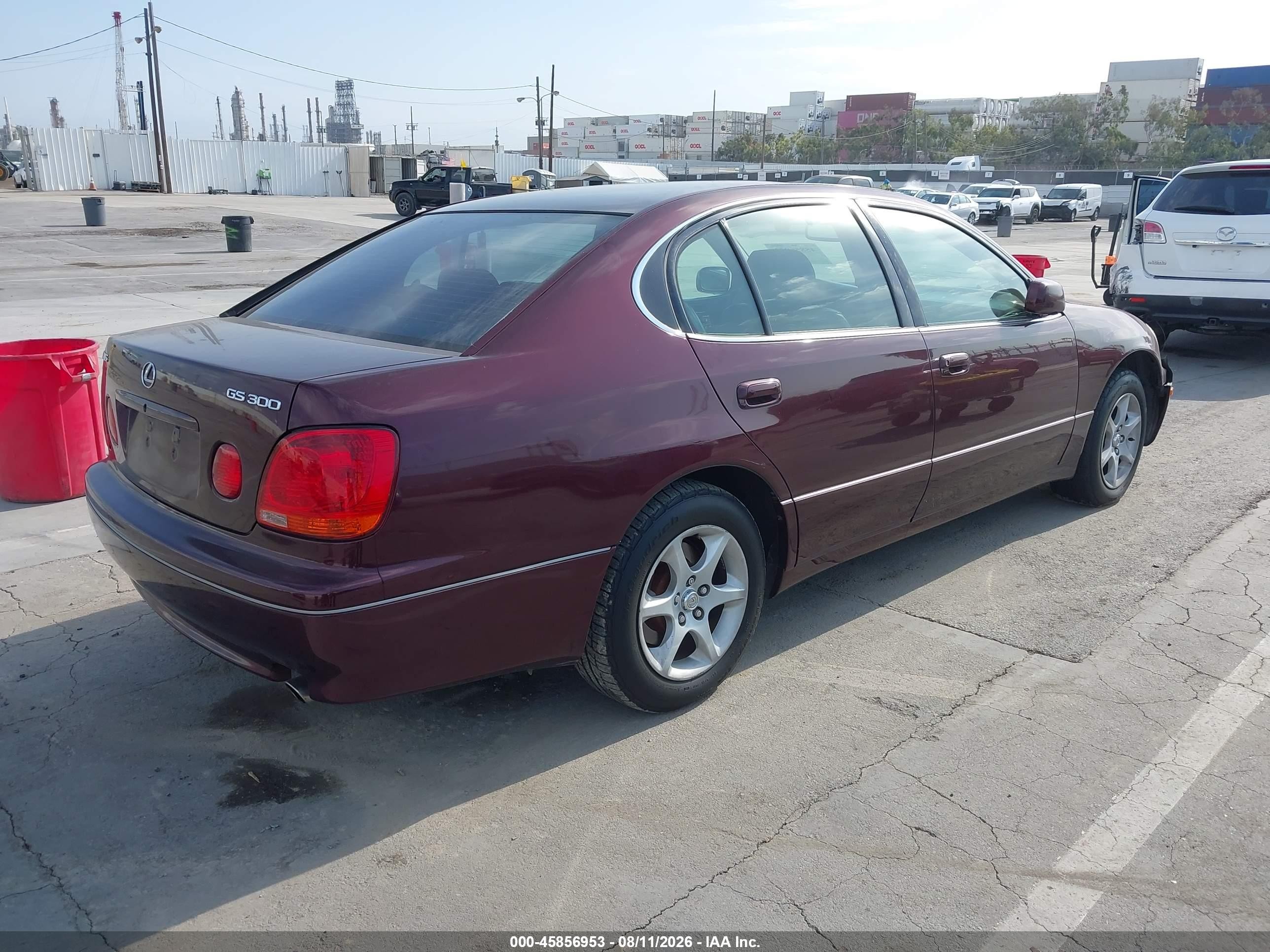2002 Lexus Gs 300   Бордовый vin: JT8BD69S120164685