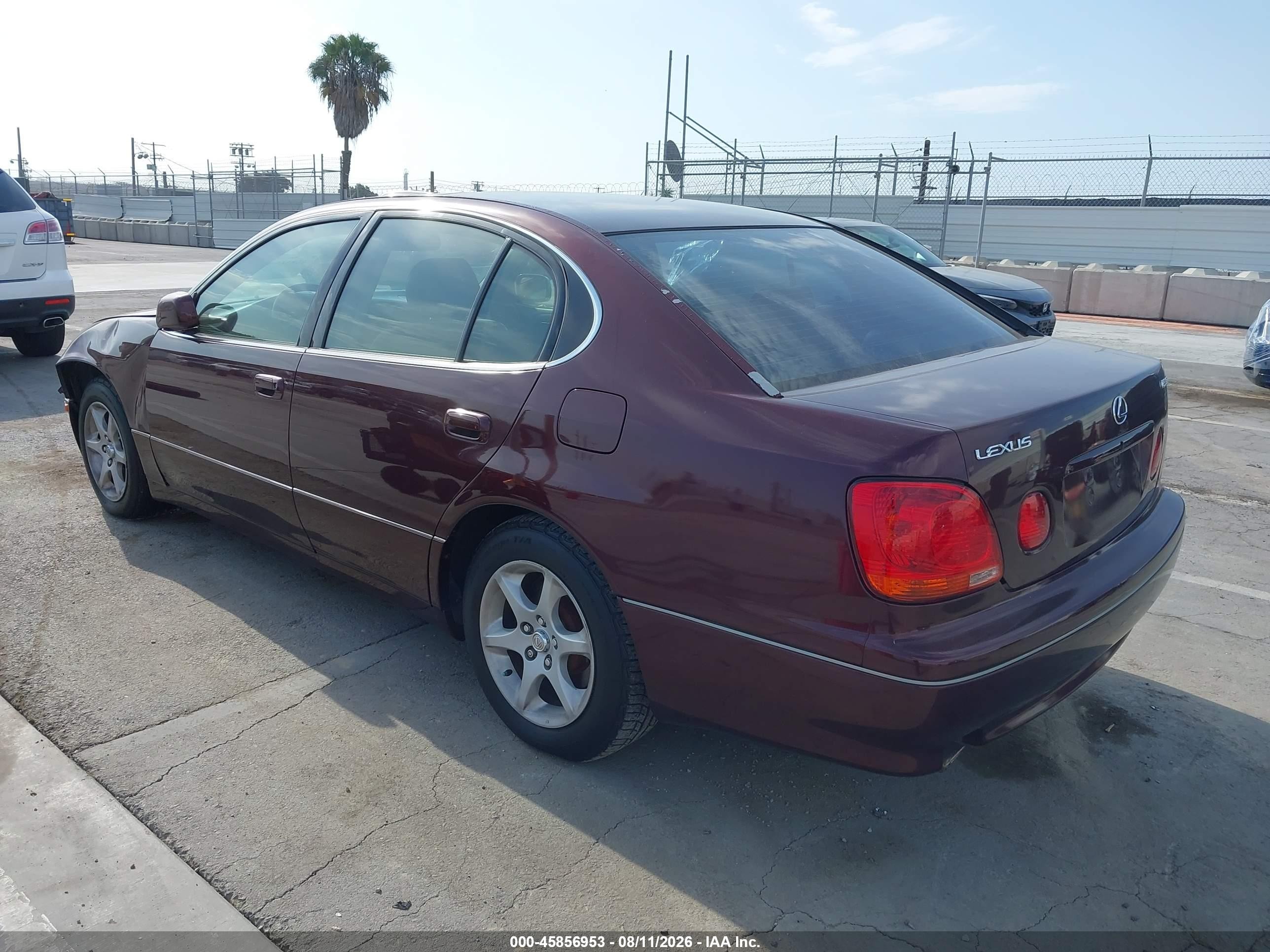 2002 Lexus Gs 300   Бордовый vin: JT8BD69S120164685