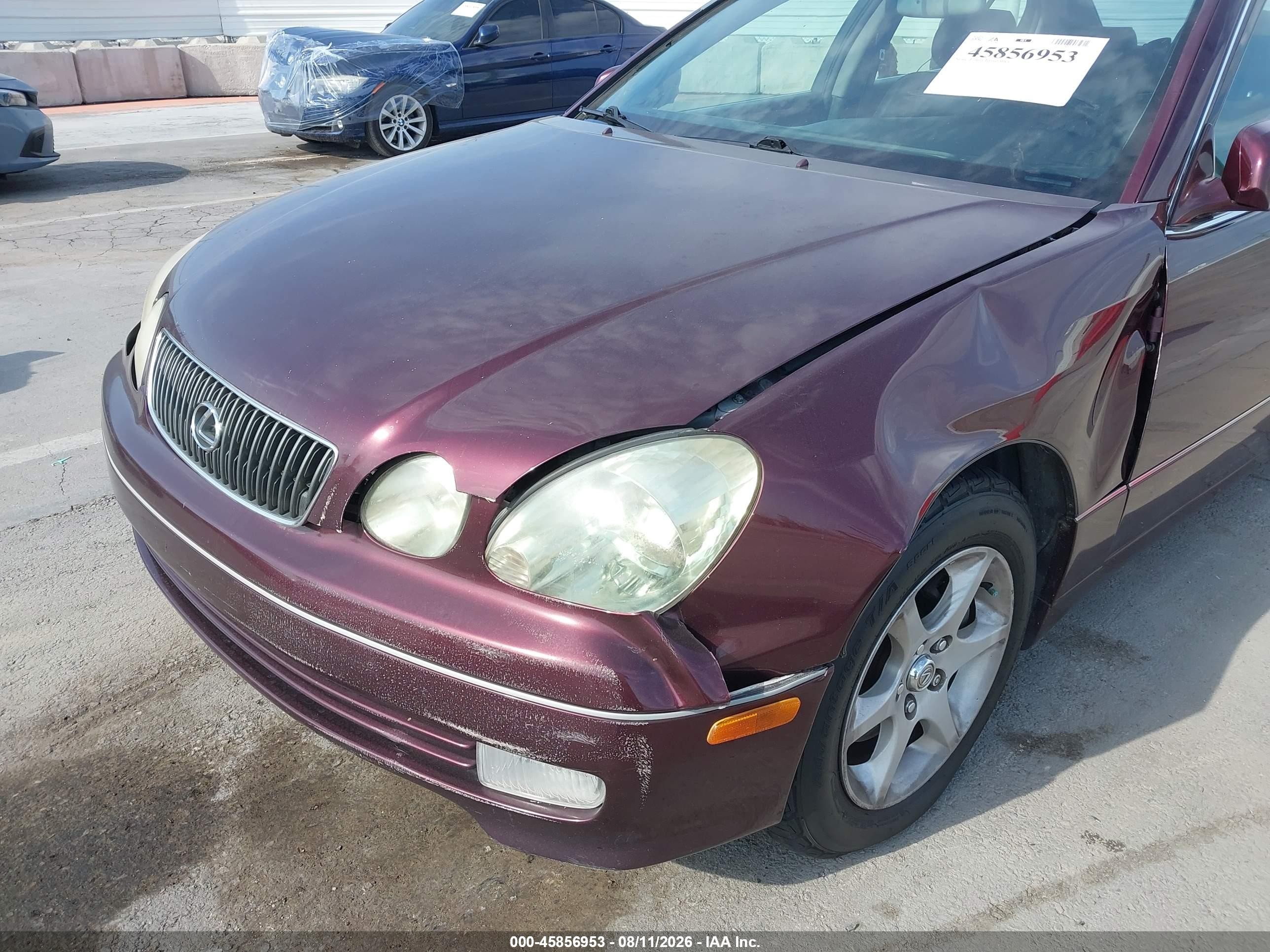 2002 Lexus Gs 300   Бордовый vin: JT8BD69S120164685