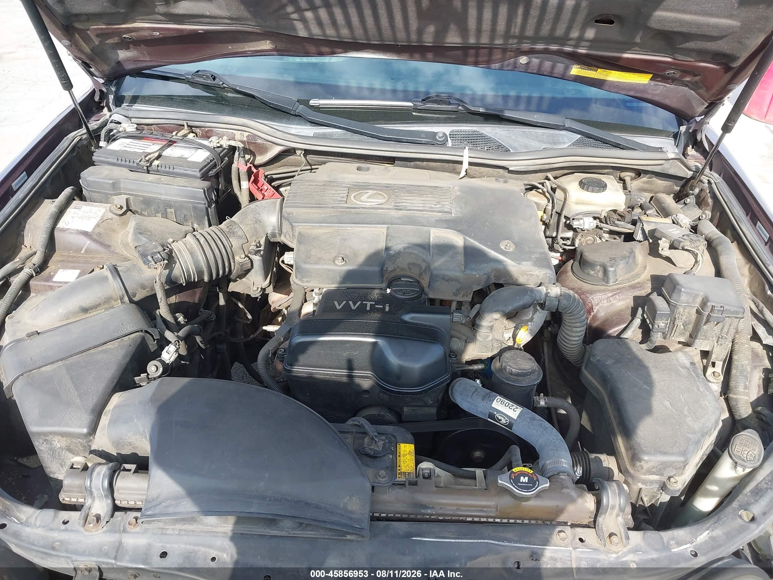 2002 Lexus Gs 300   Бордовый vin: JT8BD69S120164685