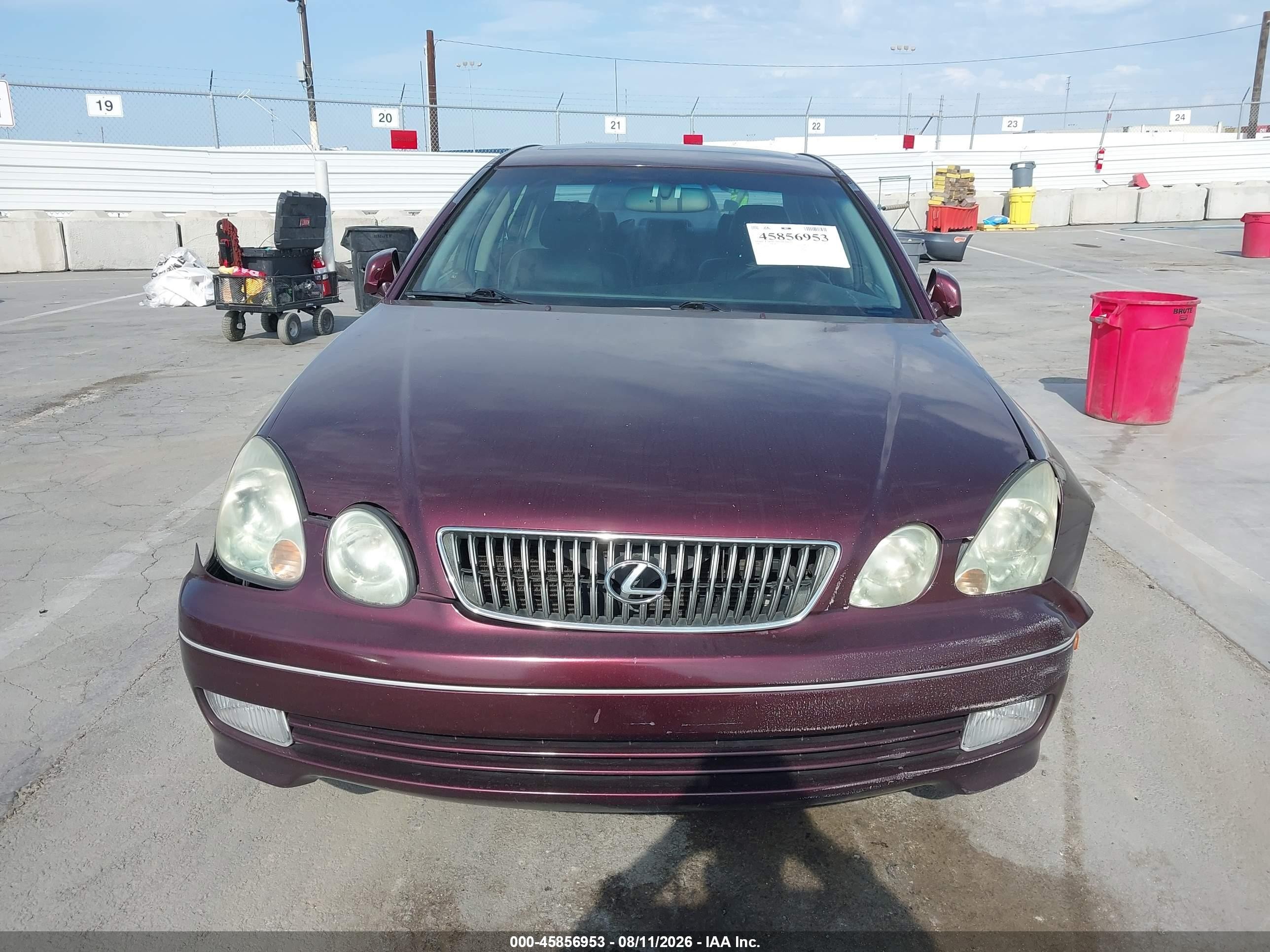 2002 Lexus Gs 300   Бордовый vin: JT8BD69S120164685