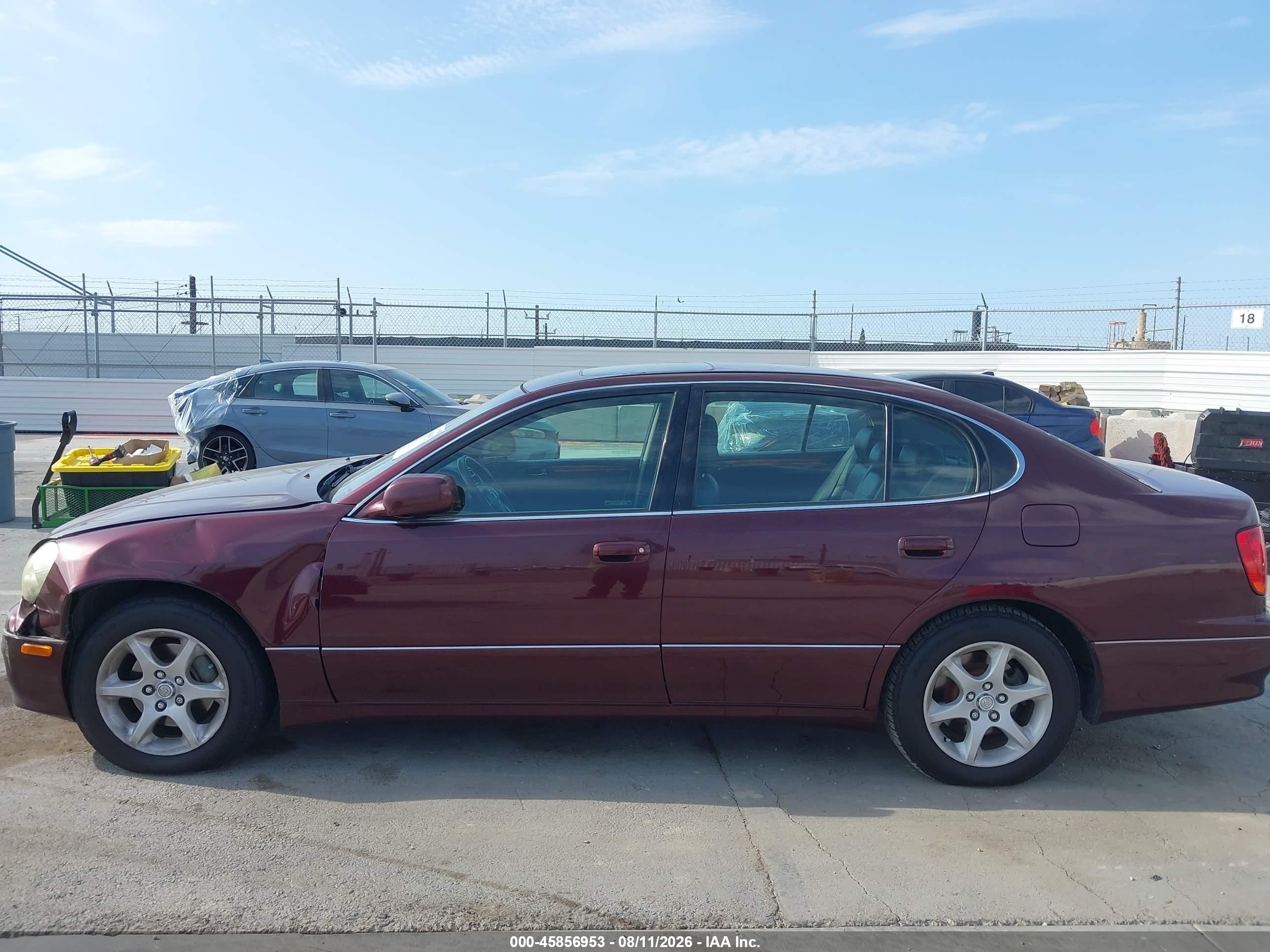 2002 Lexus Gs 300   Бордовый vin: JT8BD69S120164685