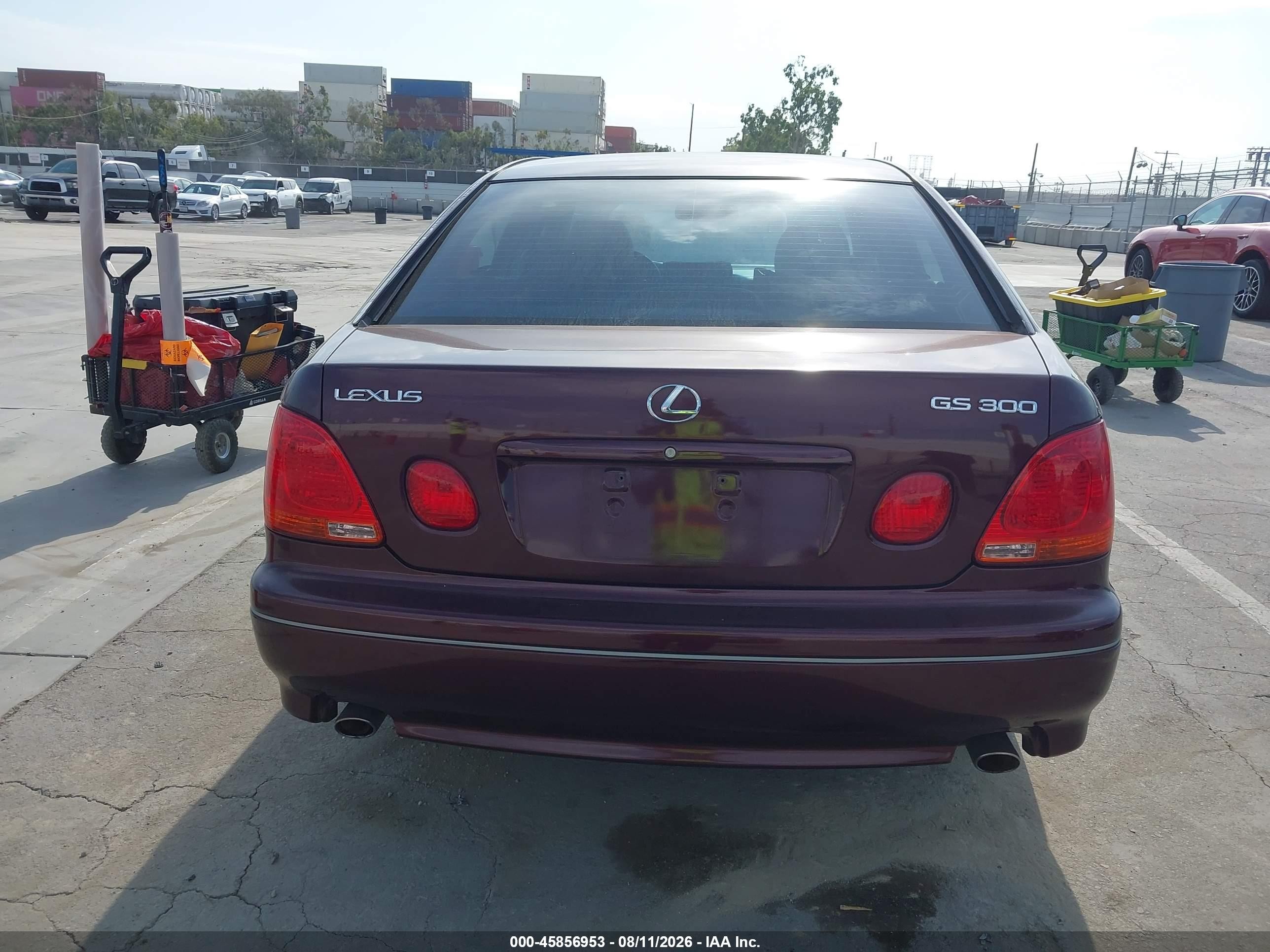 2002 Lexus Gs 300   Бордовый vin: JT8BD69S120164685