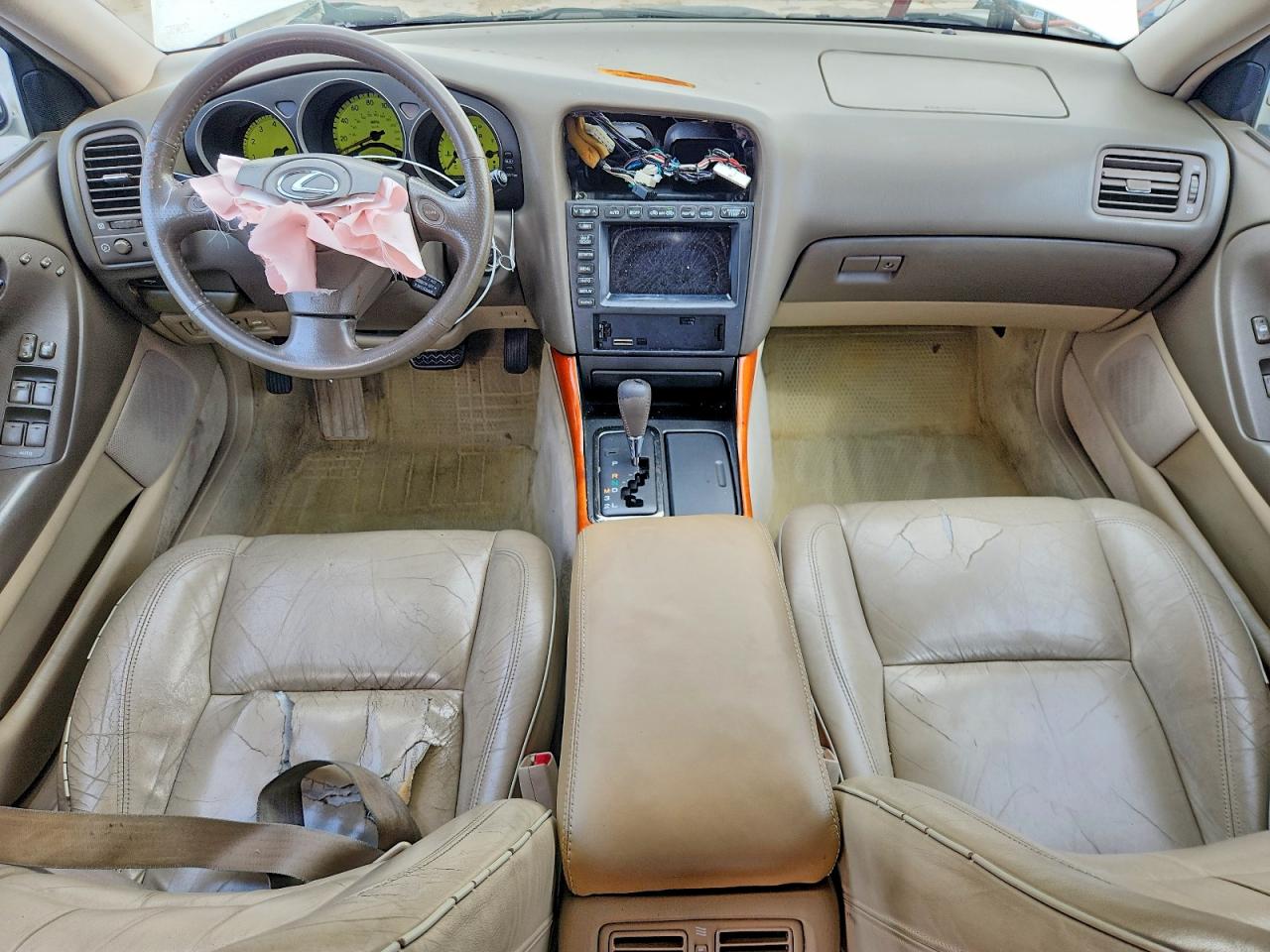 2003 Lexus Gs 300 Base White vin: JT8BD69S130188678