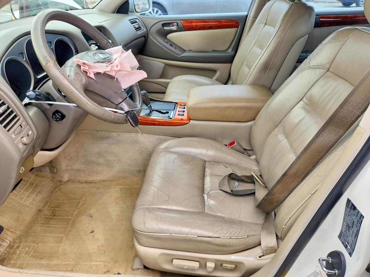 2003 Lexus Gs 300 Base White vin: JT8BD69S130188678