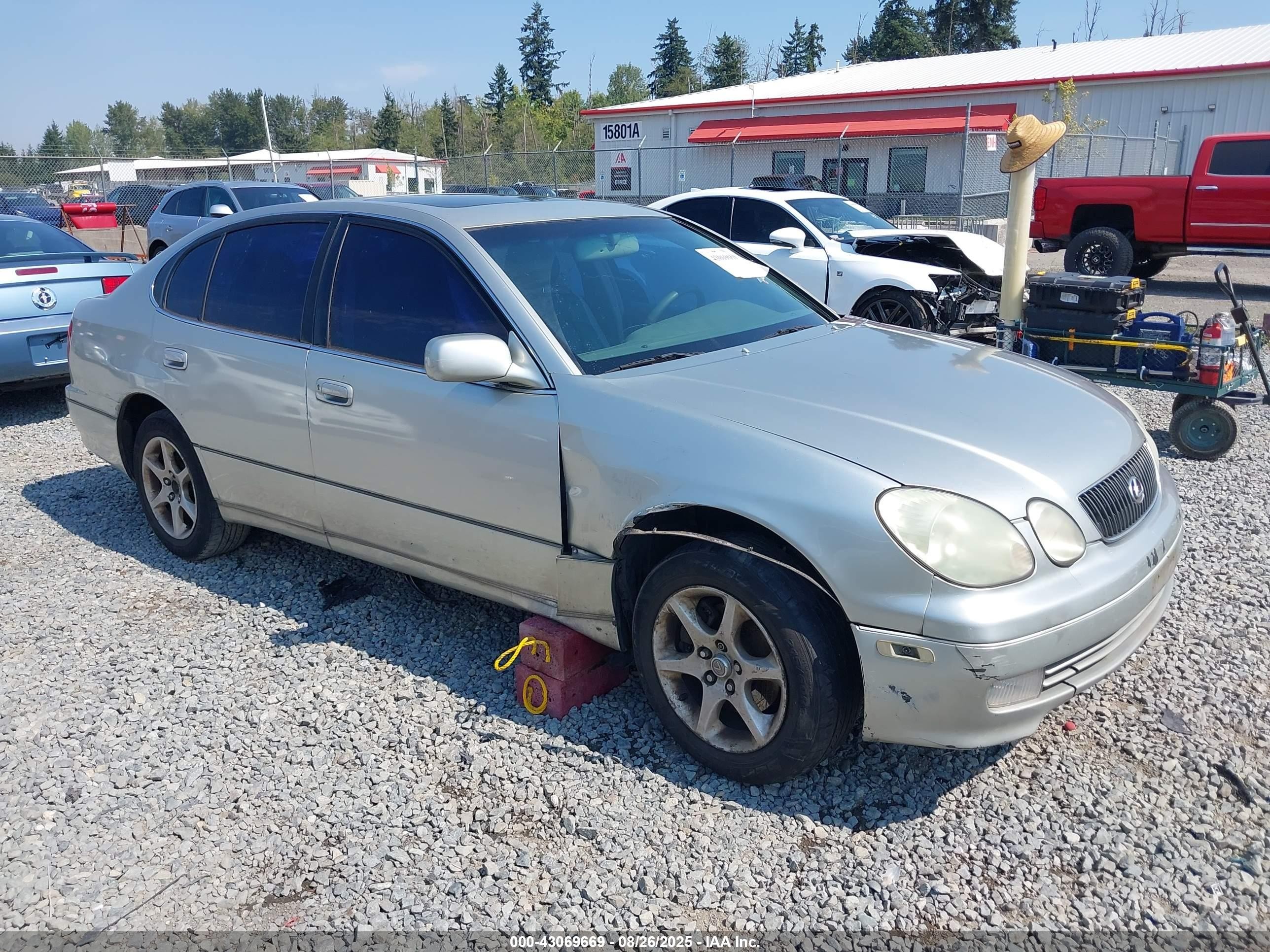 2002 Lexus Gs 300   Silver vin: JT8BD69S220152657