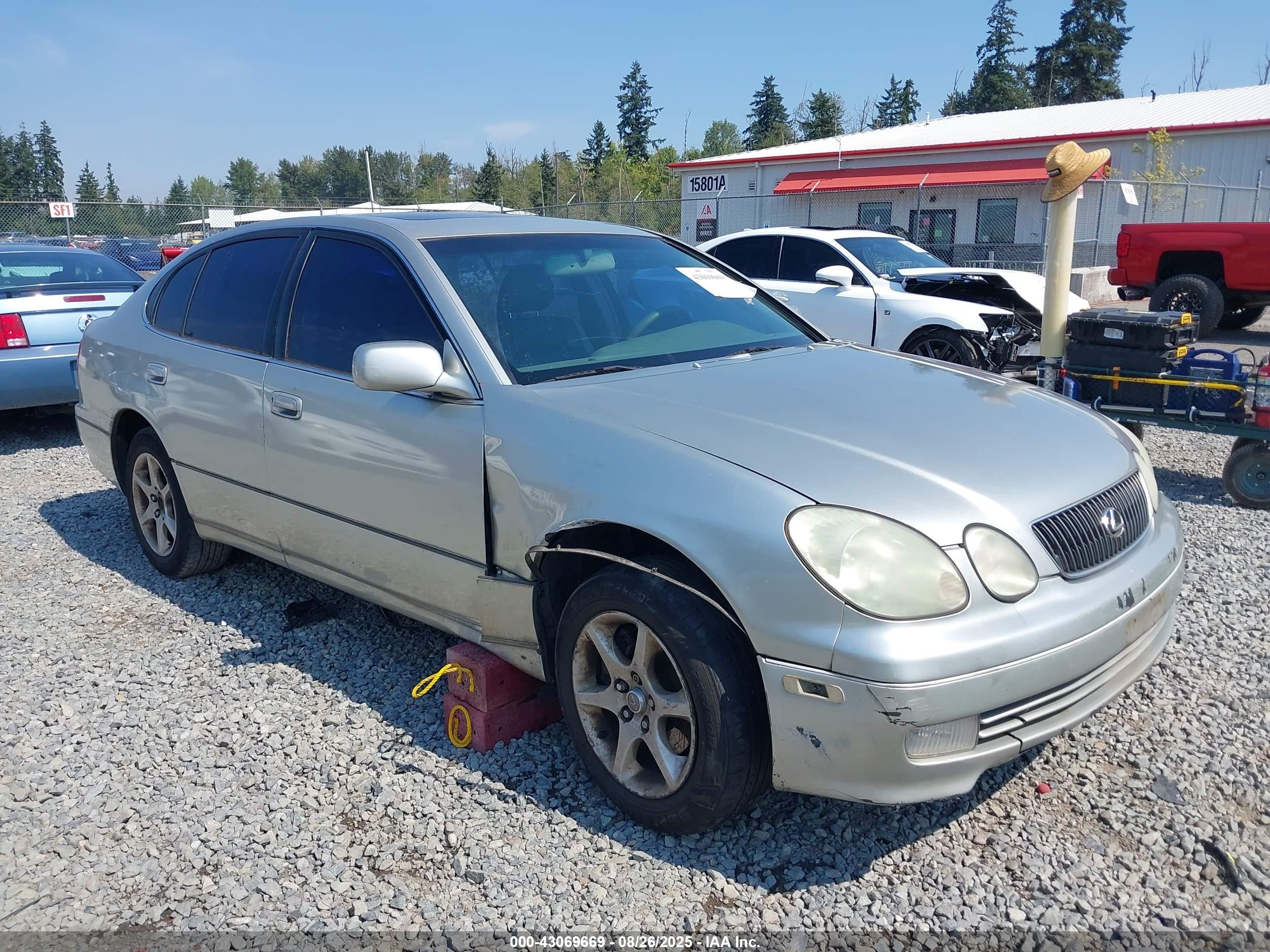 2002 Lexus Gs 300   Silver vin: JT8BD69S220152657