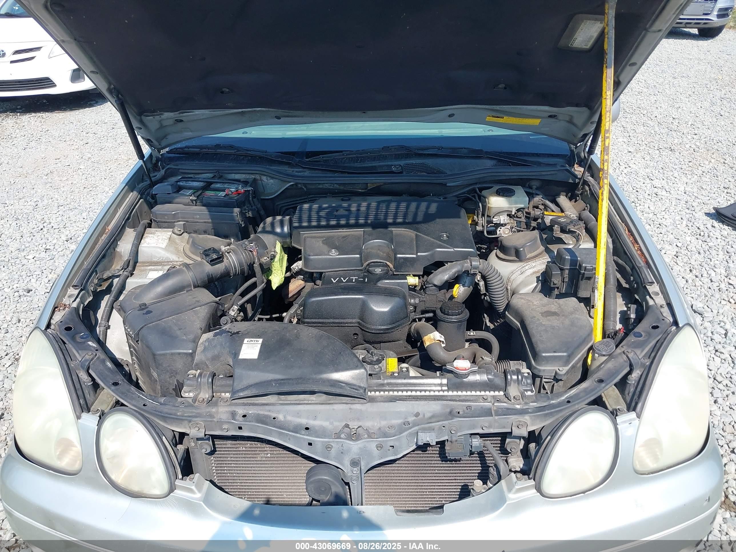 2002 Lexus Gs 300   Silver vin: JT8BD69S220152657