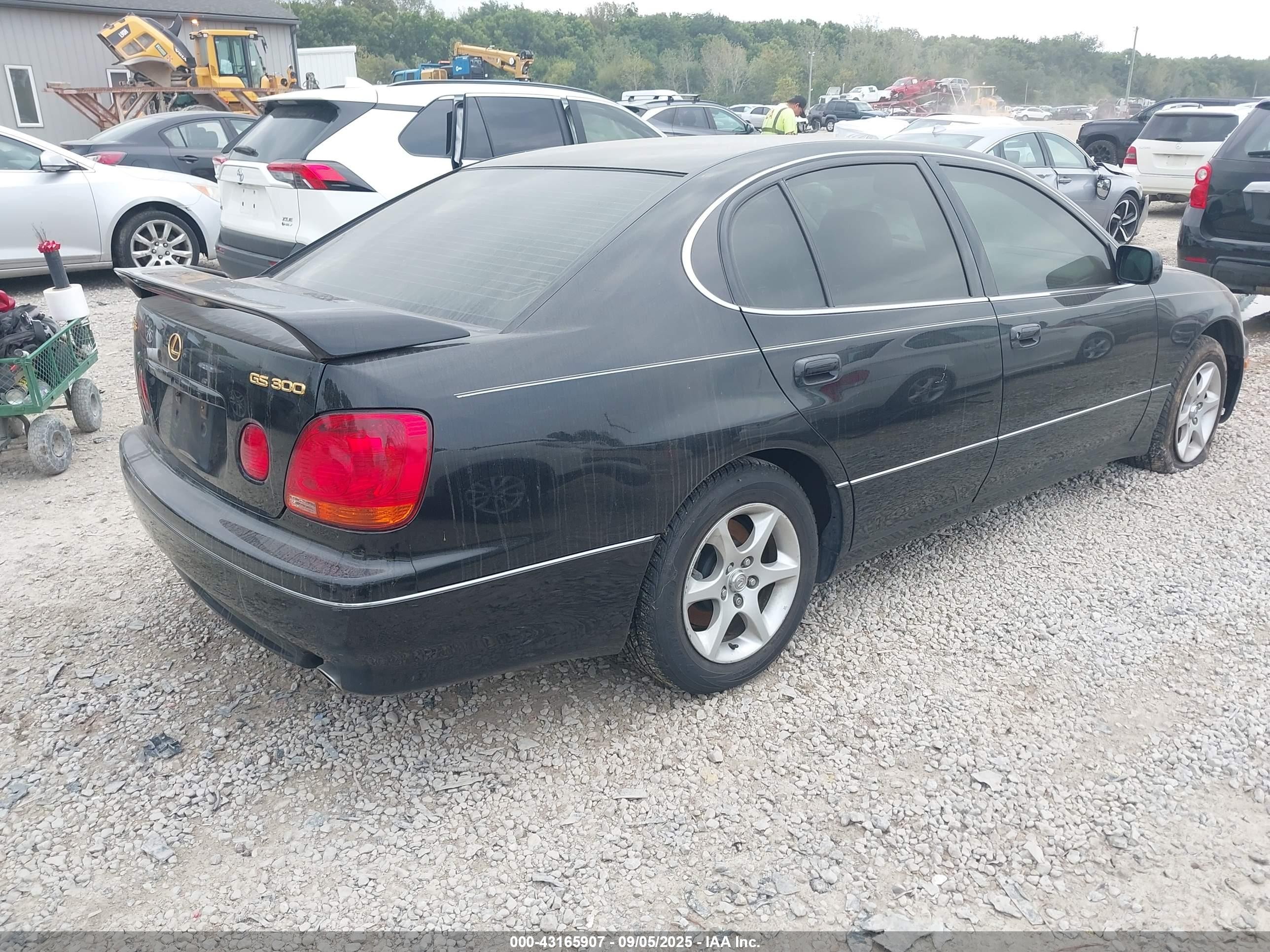2002 Lexus Gs 300   Black vin: JT8BD69S220158006