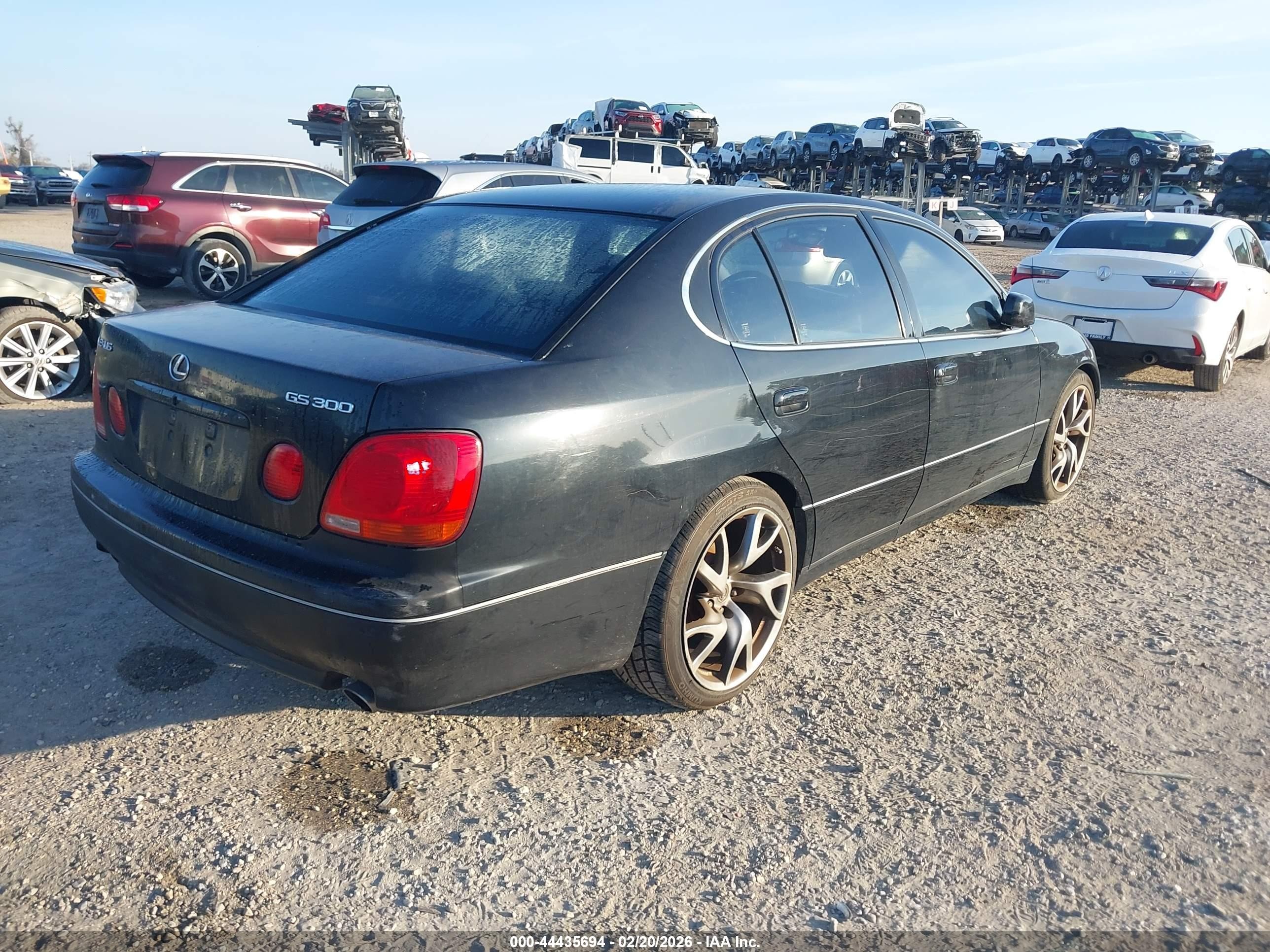 2002 Lexus Gs 300   Черный vin: JT8BD69S220158930