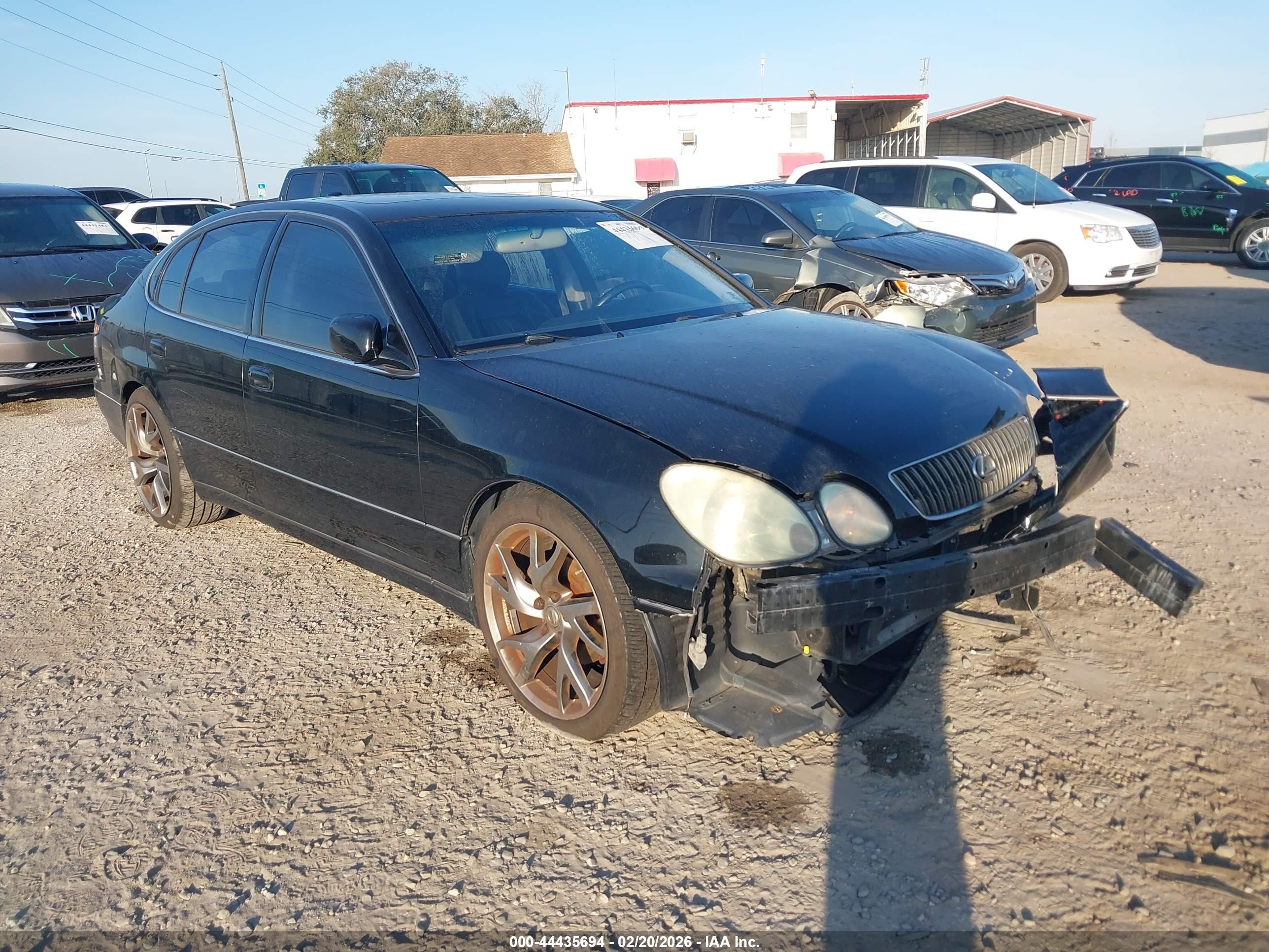 2002 Lexus Gs 300   Черный vin: JT8BD69S220158930