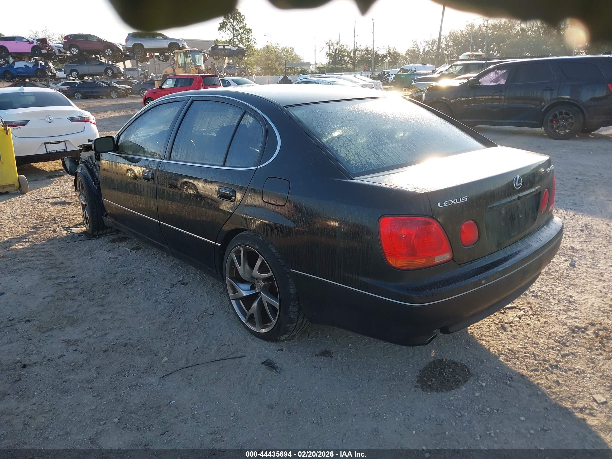 2002 Lexus Gs 300   Черный vin: JT8BD69S220158930