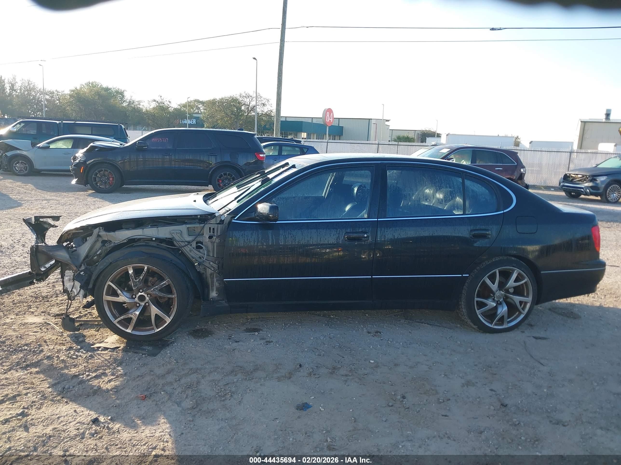2002 Lexus Gs 300   Черный vin: JT8BD69S220158930